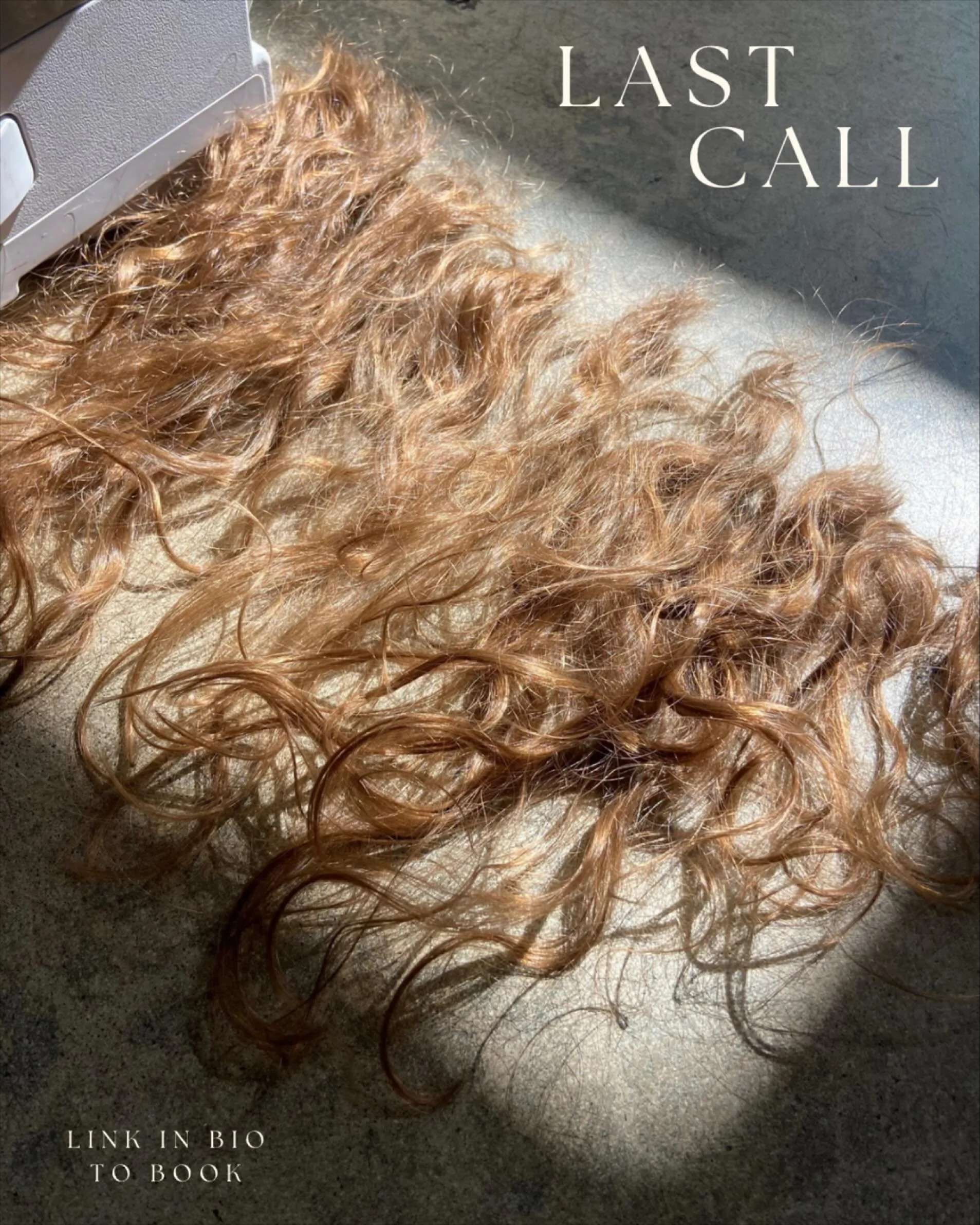 Just a friendly reminder to book those end of year appointments before it&rsquo;s too late. 
I will be out of the salon for my holiday / end of year break from  December 24th - January 3rd. 
spots are already filling up fast.