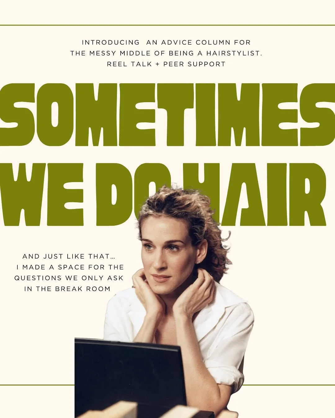 After years of being the go to friend for behind the scenes advice, I realized something , We don&rsquo;t just need help with color formulas &mdash; we need help navigating the messy stuff 

So I created an advice column to fill that void : Sometimes