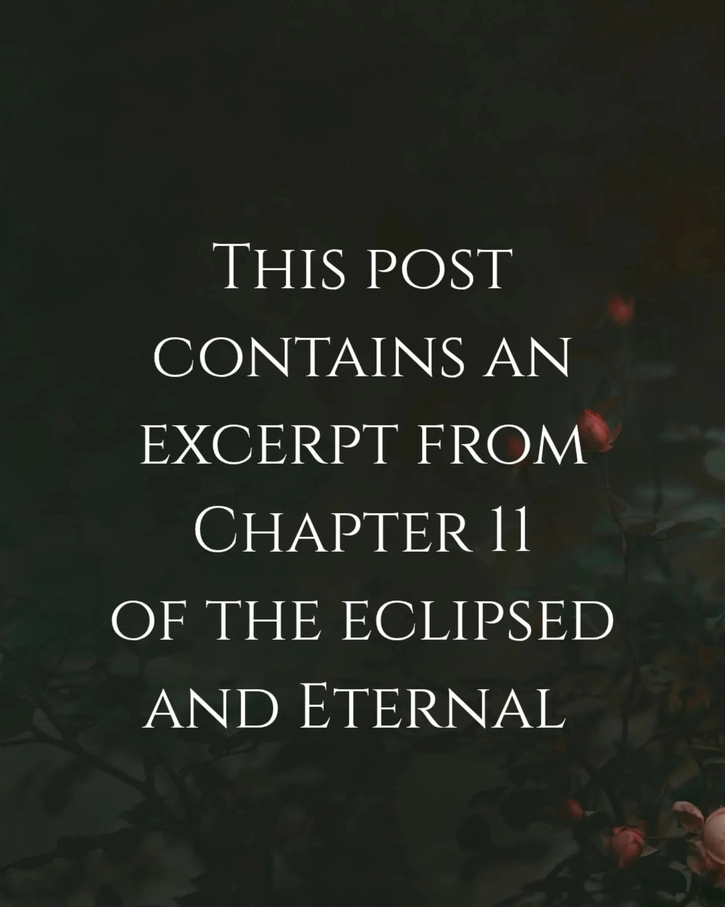 Warning: This post contains part of chapter 11
 
✨️Let the monster in you free ✨️ 

Pre-order now through Amazon or get a signed copy by visiting my website 

www.rebekahbryer.com 

Limited preoder bundles are available. 

Links in Bio 

#theEclipsed