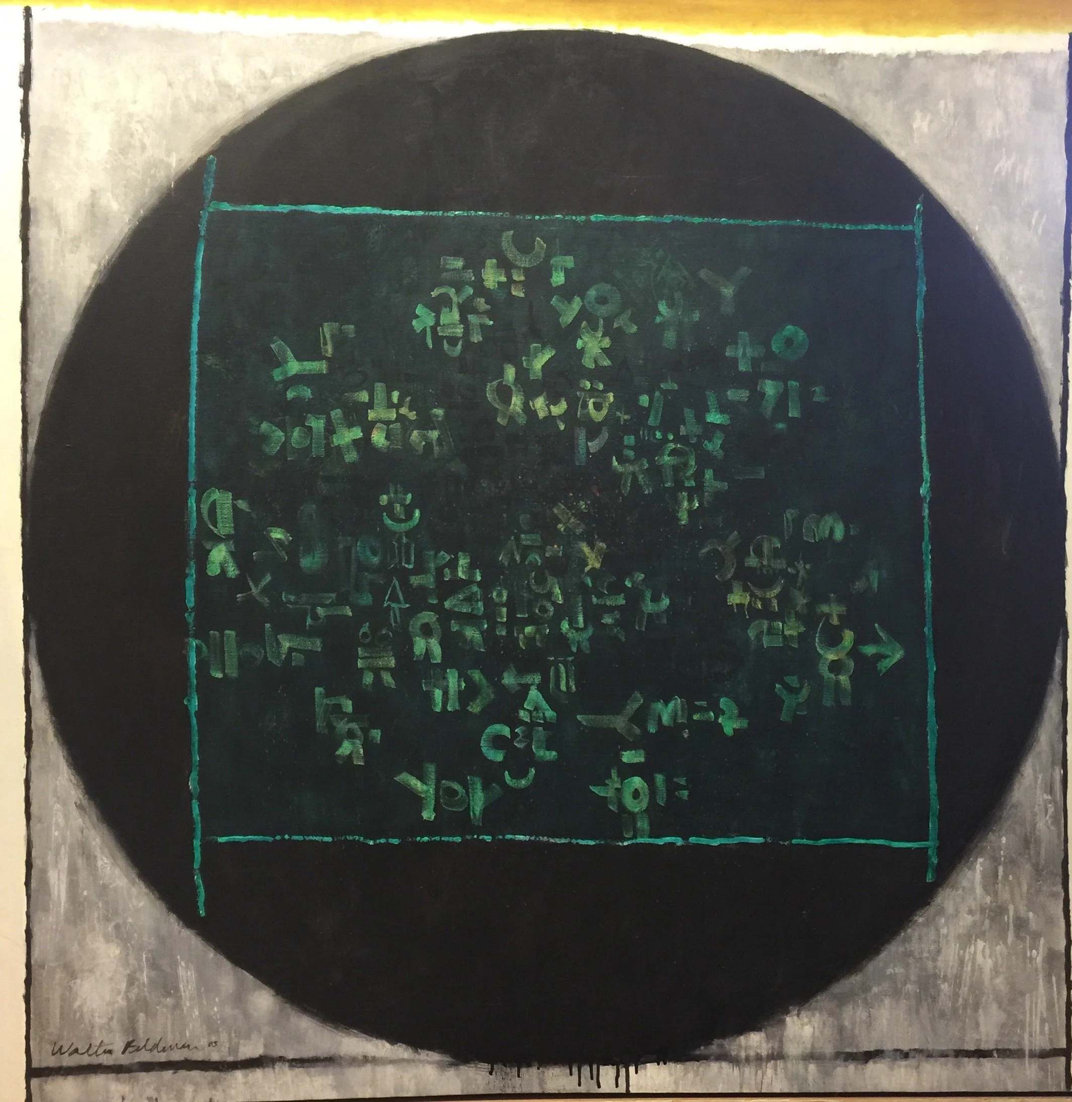 1962-63, GREEN STONE STEELE
Provenance: Kraushaar label 
$4,500.

