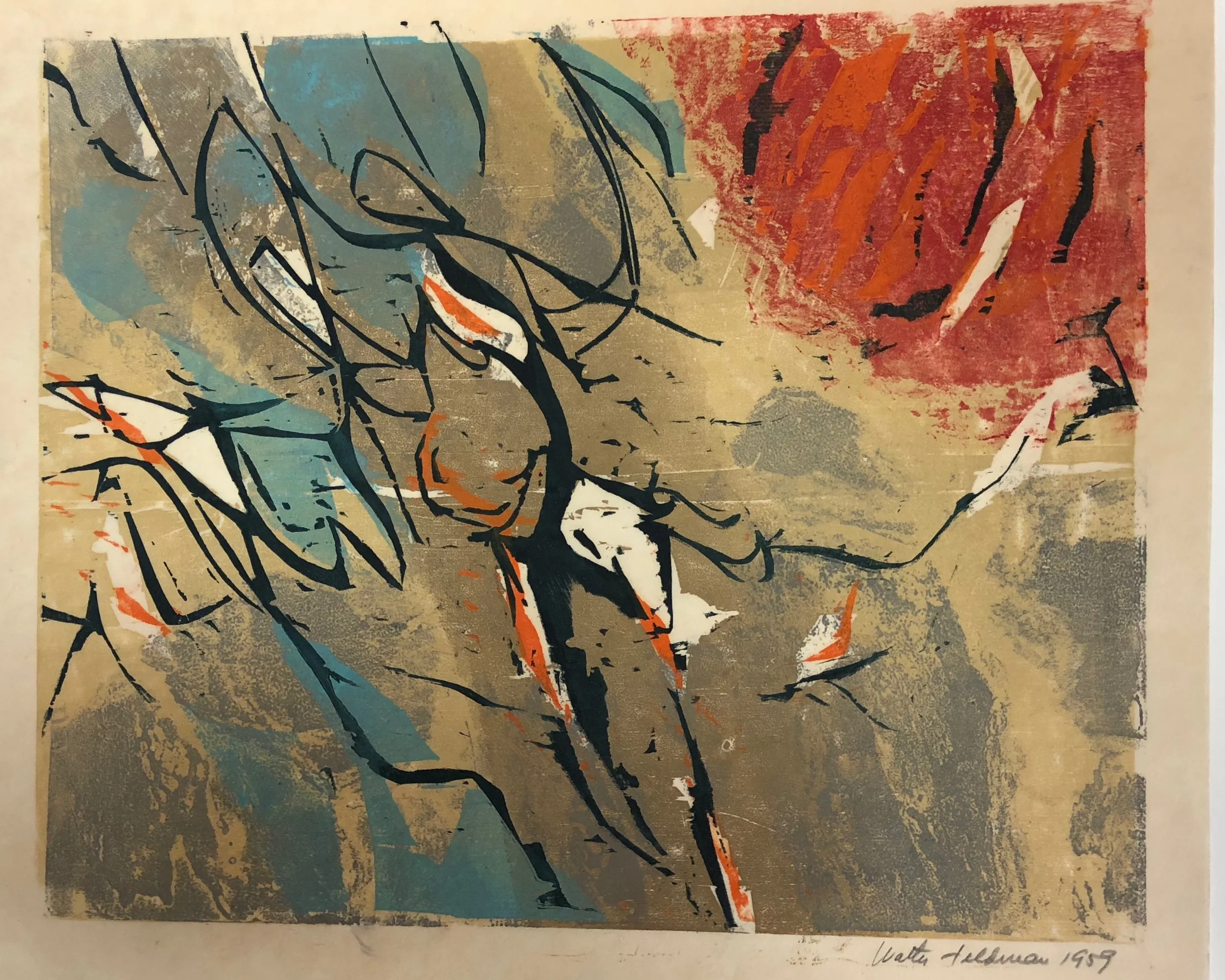 1959, COUNTER EVENT
Unframed  $300.