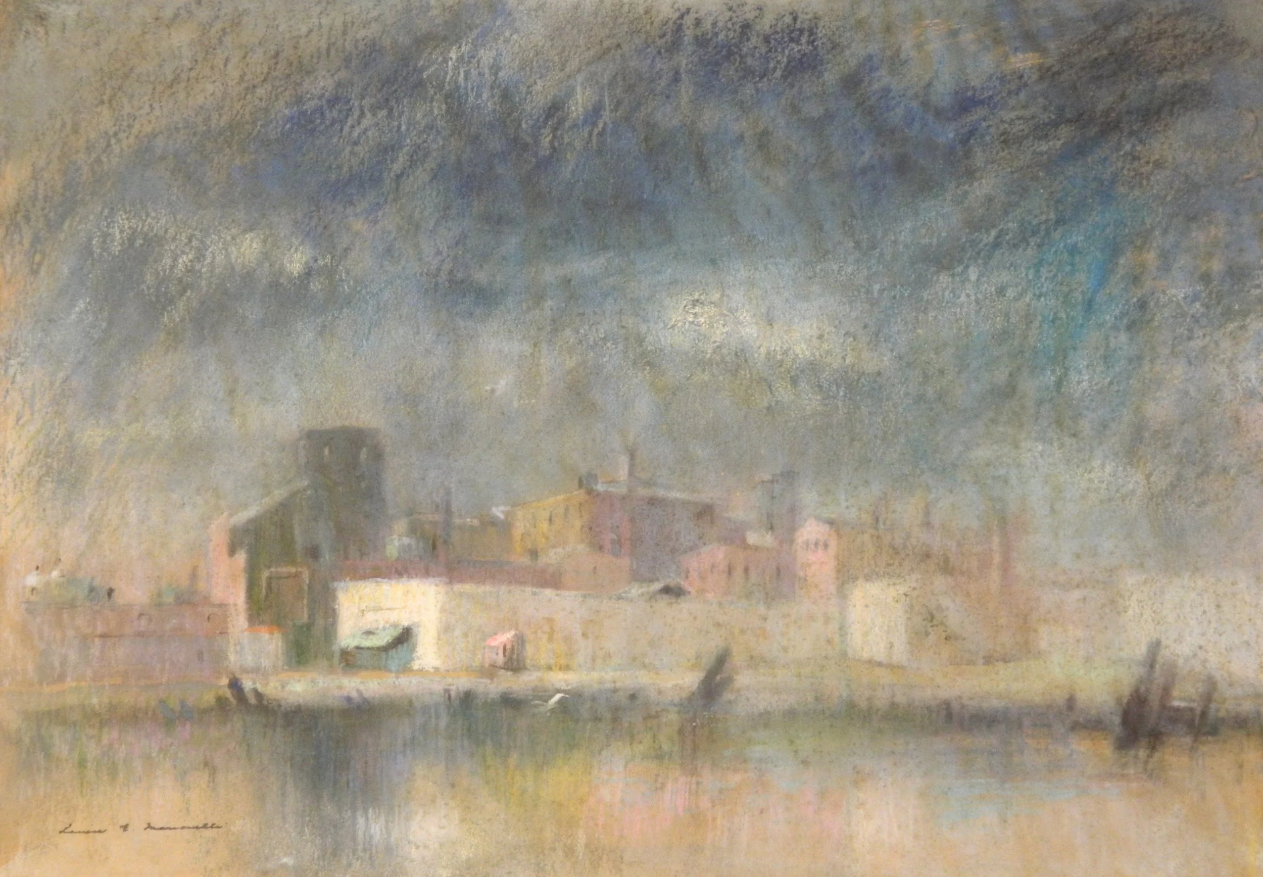 PASTEL: PROVIDENCE HARBOR 
Unframed $450. 
