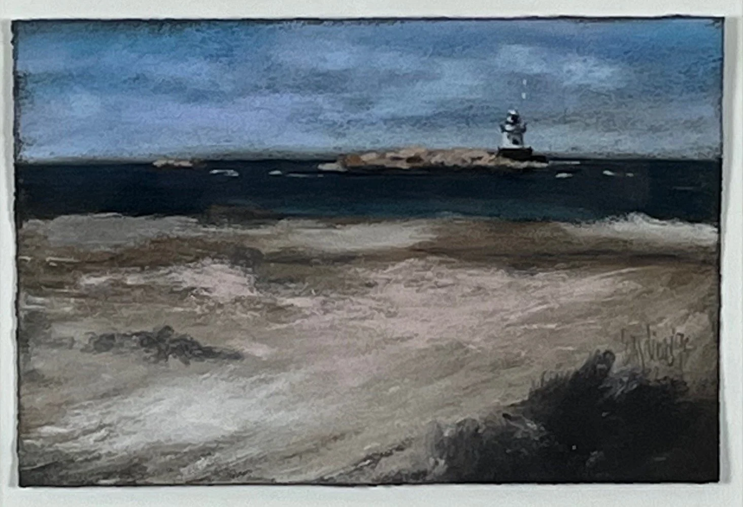 Lee Dimeo 
SAKONNET LIGHT 
Framed $450.