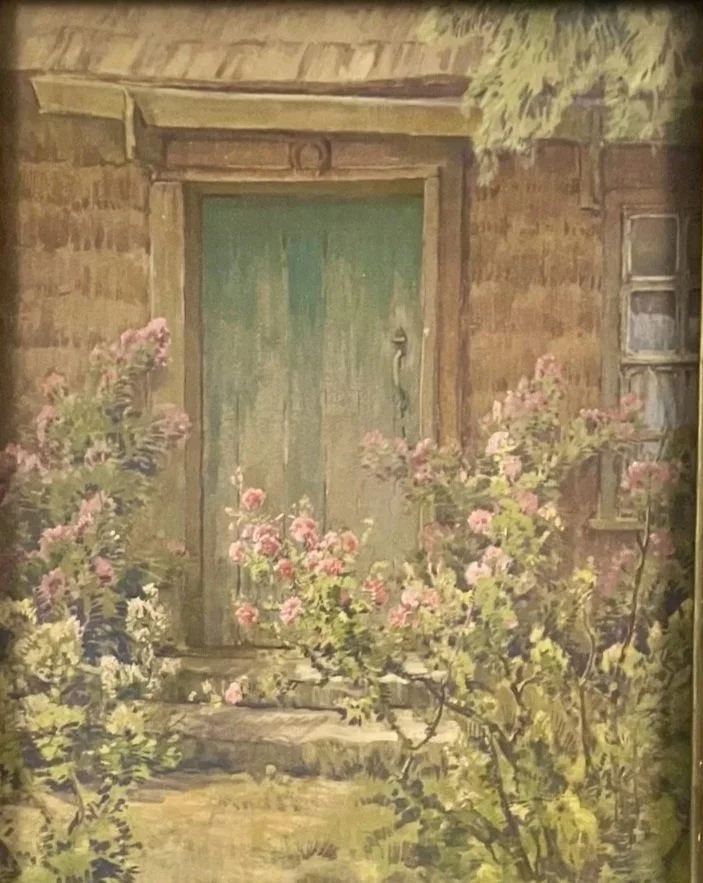 H.A. Dyer (1872-1943)
SOUTH COUNTY COTTAGE
Framed $750.