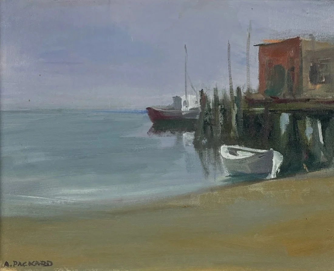 A. Packard (b. 1933)
2003 WHARF PROVINCETOWN
Framed $3,000. 
