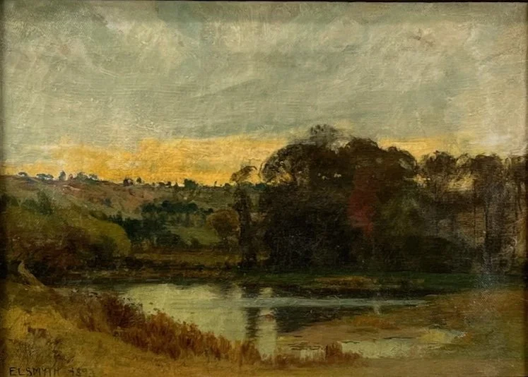 E.L. Smyth (1857–1932)
 
1892 POCASSET RIVER

Original Frame  $900.
   	
