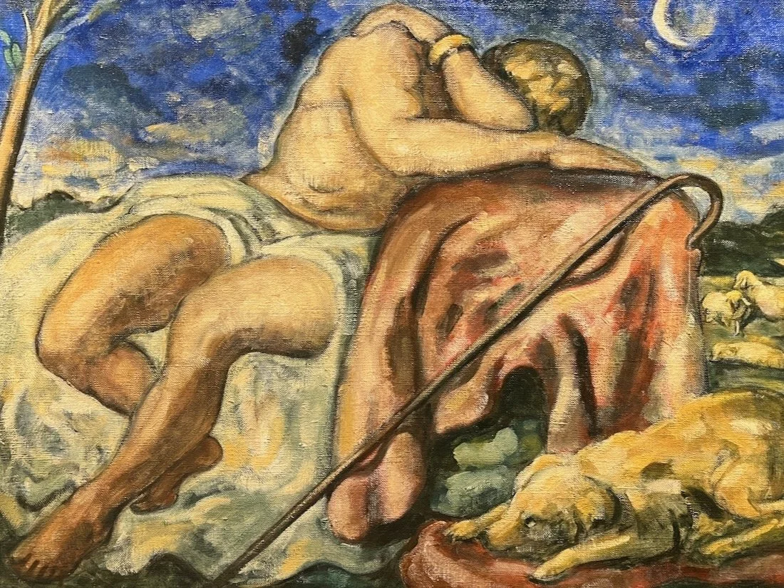PAINTING: ENDYMION RESTING   
 Framed $1,800.