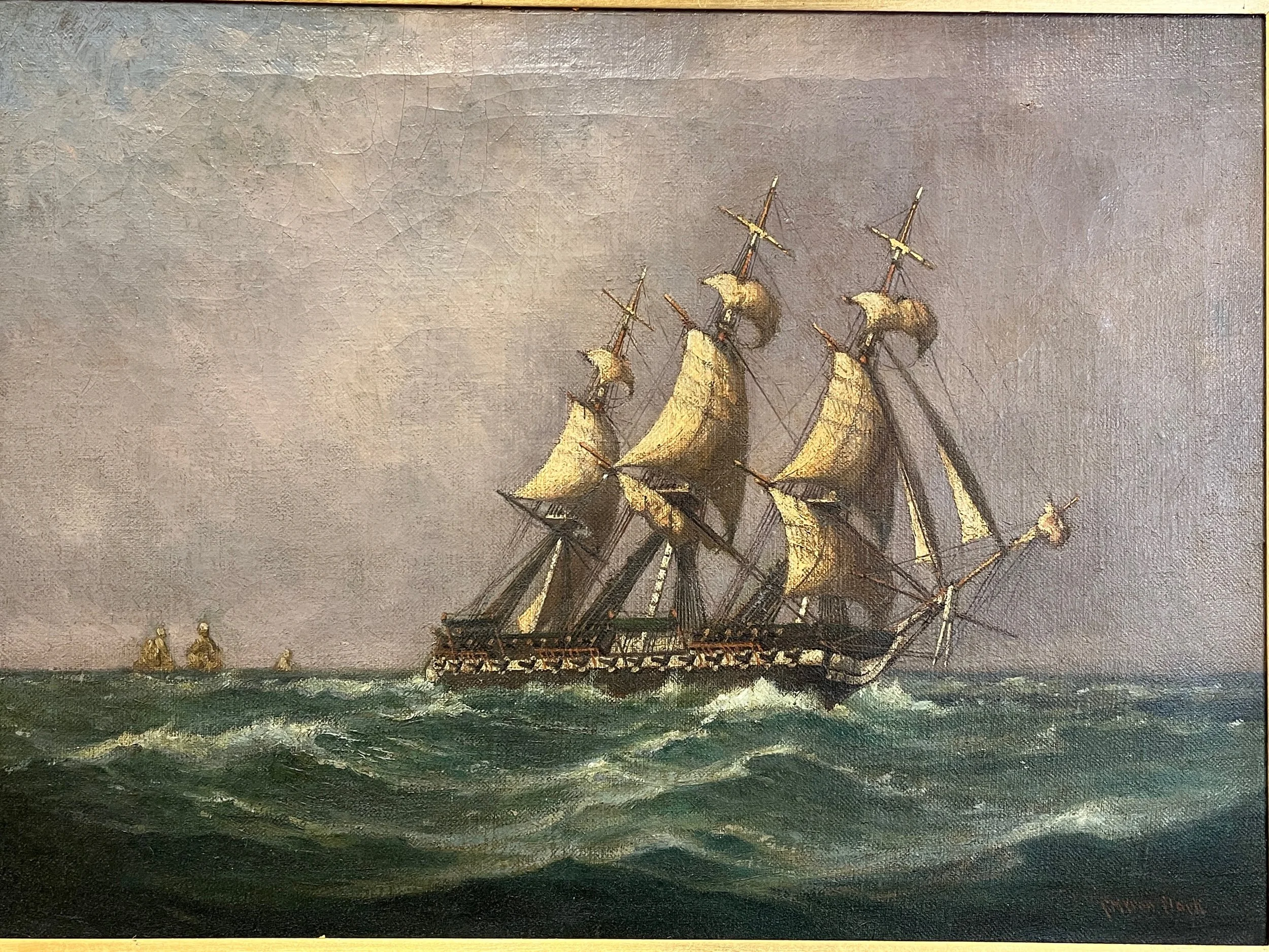 C. Myron Clark (1858-1925)
U.S. CONSTITUTION
Gold Leaf Frame  $2,500.
