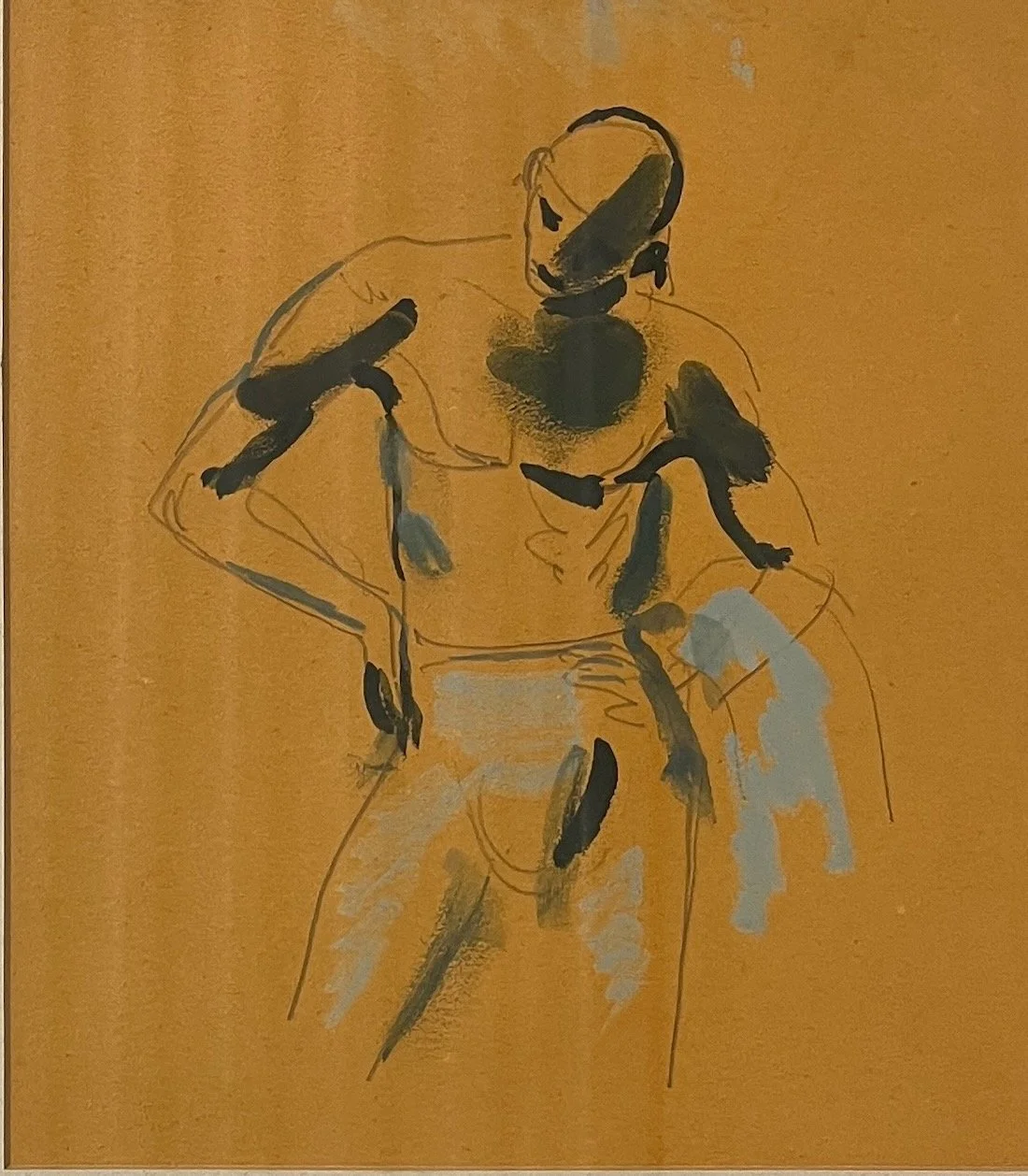 WATERCOLOR: MODERN DANCE
Framed $200. 
