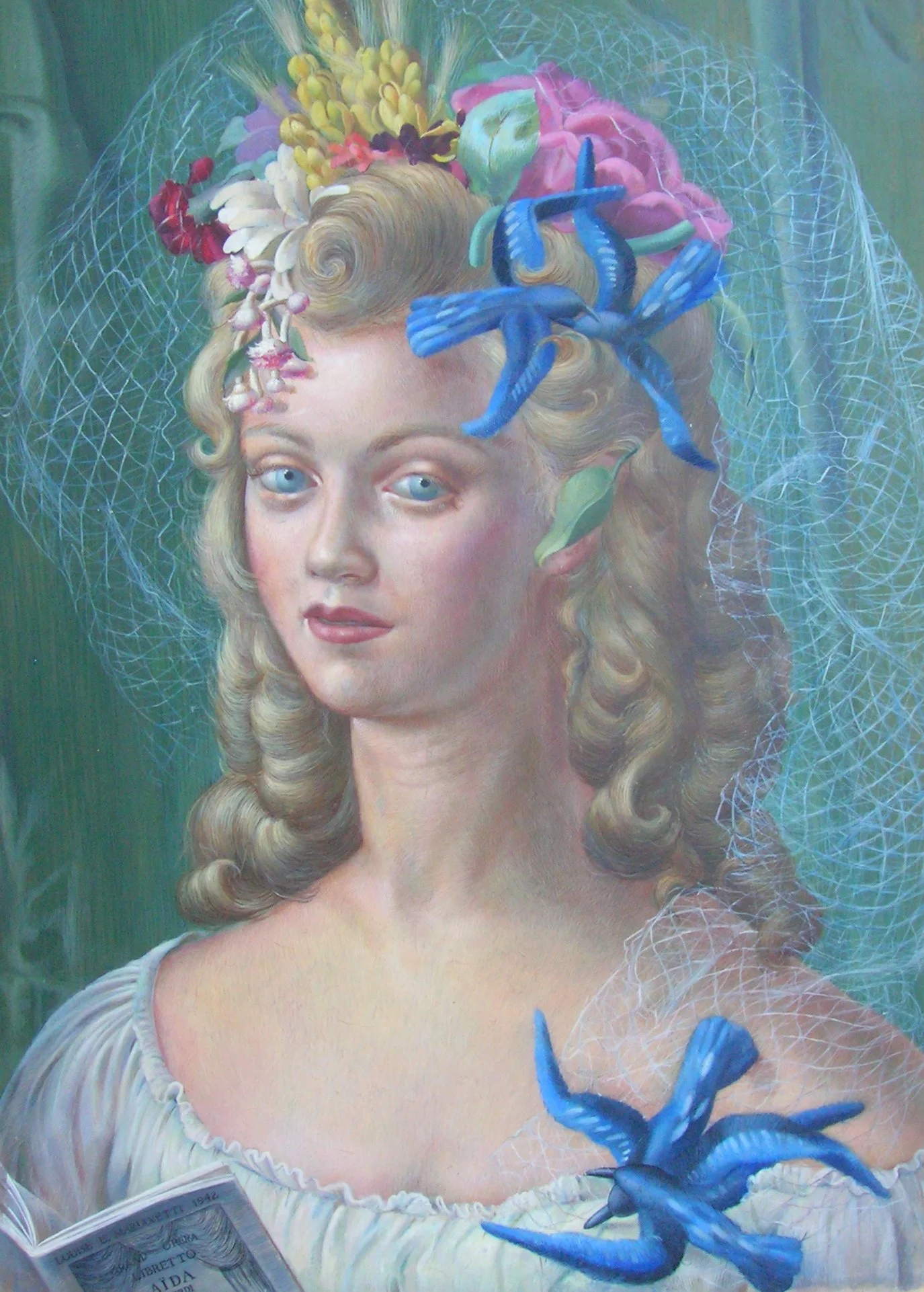 GOUACHE: 1942, AT THE OPERA   
Framed $2,500. 