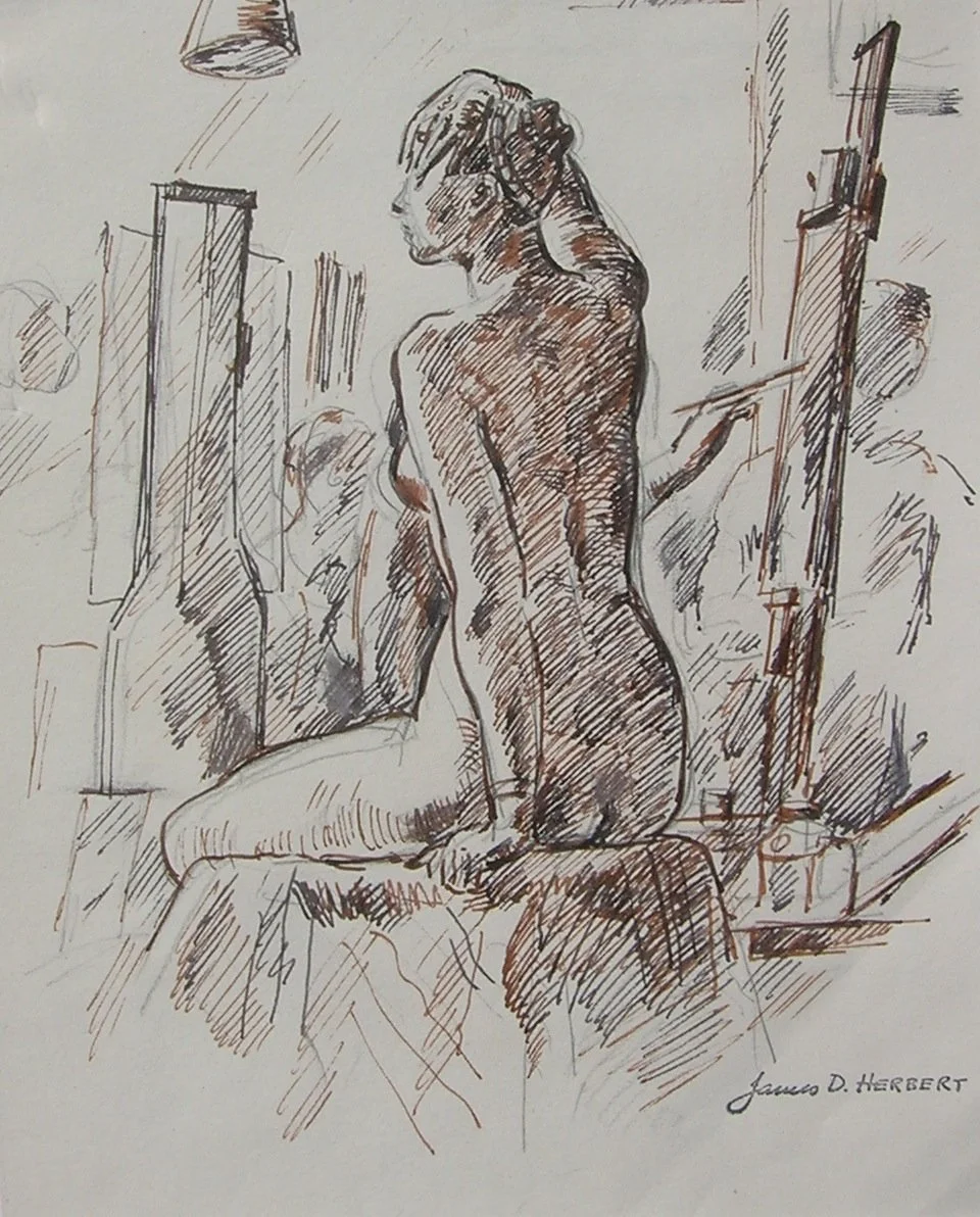 DRAWING: ARTS STUDENT LEAGUE 
Unframed $175.