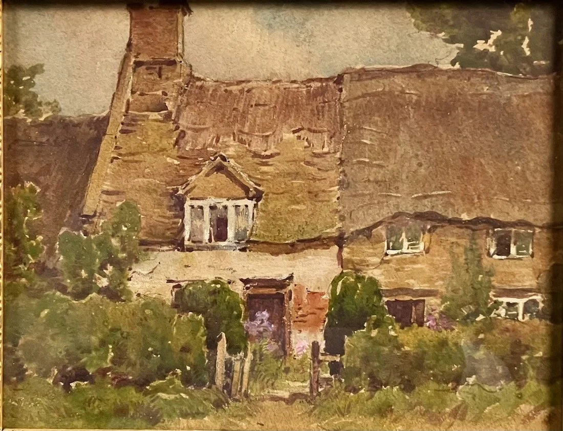 H.A. Dyer (1872-1943)
COTTAGE 
Framed $450.
