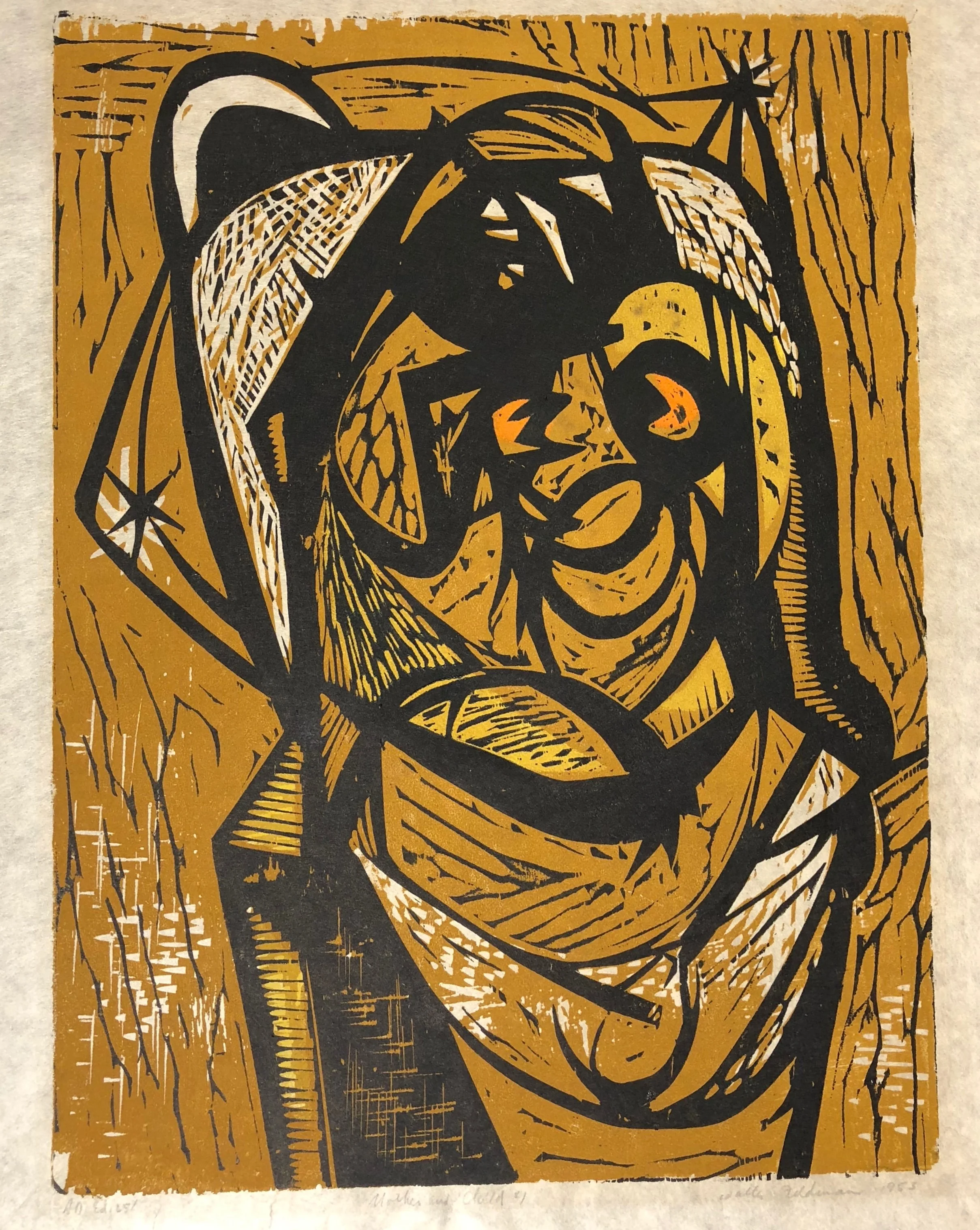1953, MOTHER & CHILD
Unframed $200.