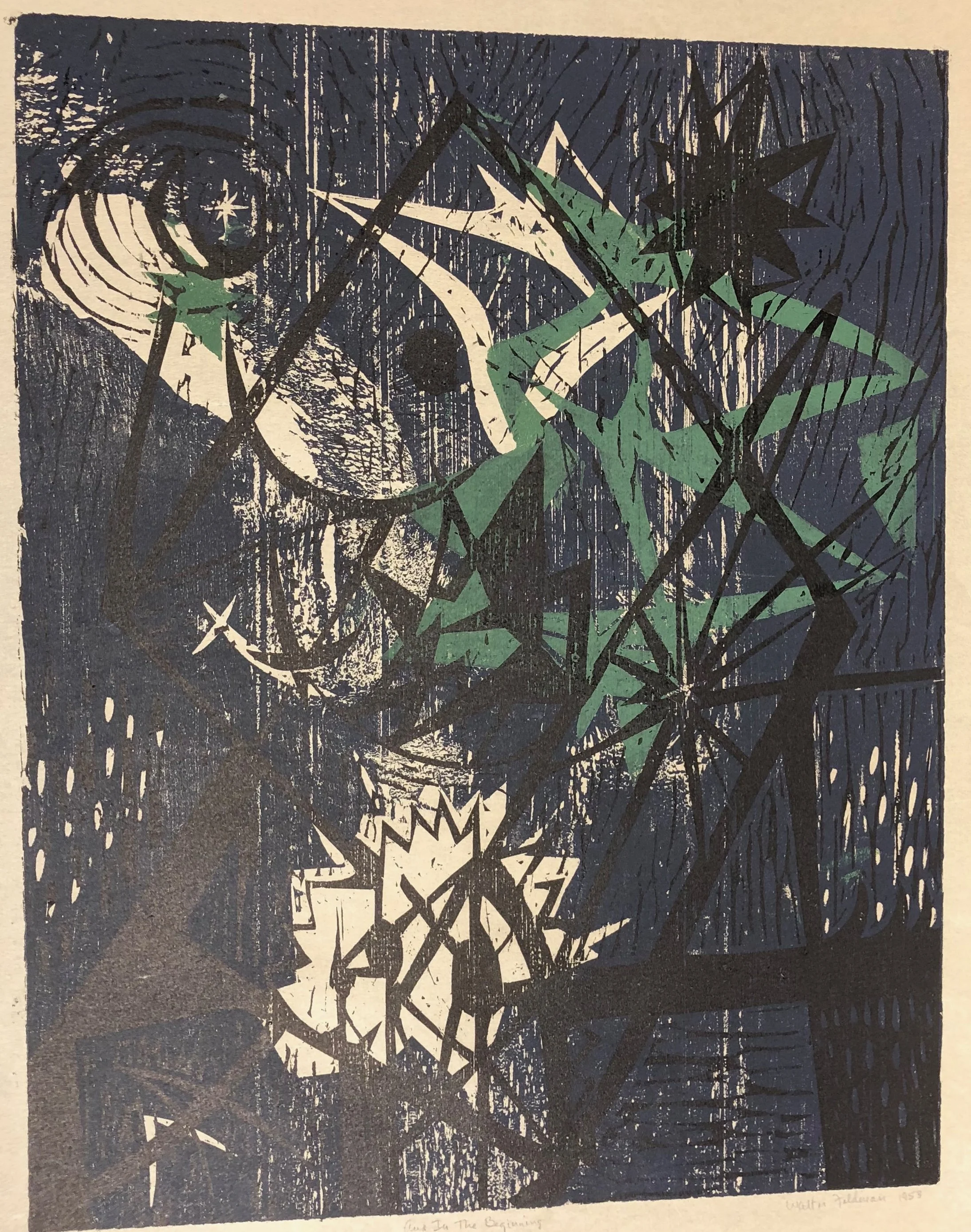 1959, AND IN THE BEGINNING
Unframed $400.