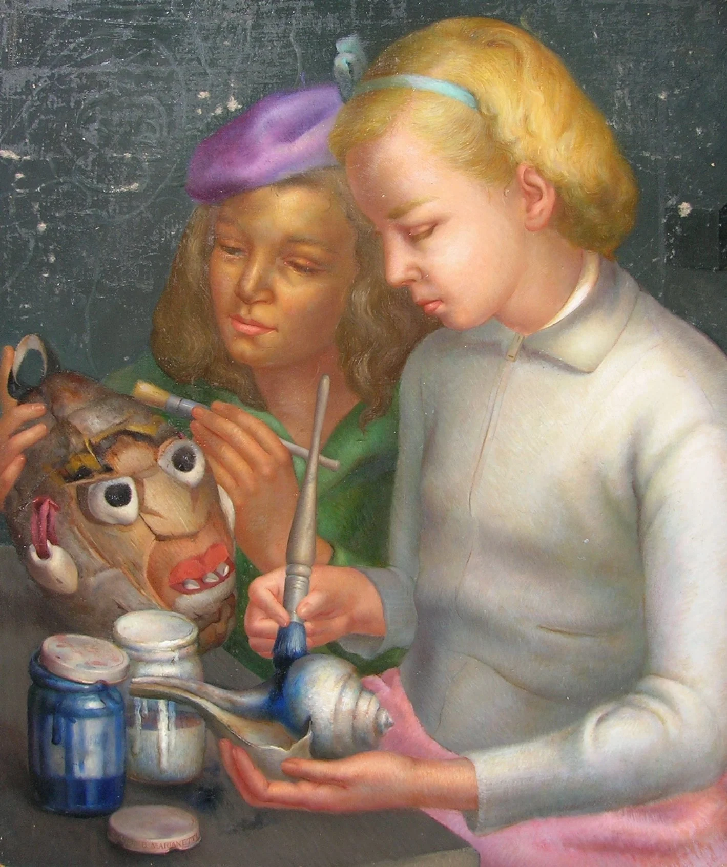 PAINTING: THE ART LESSON
Unframed $ 2,200.
