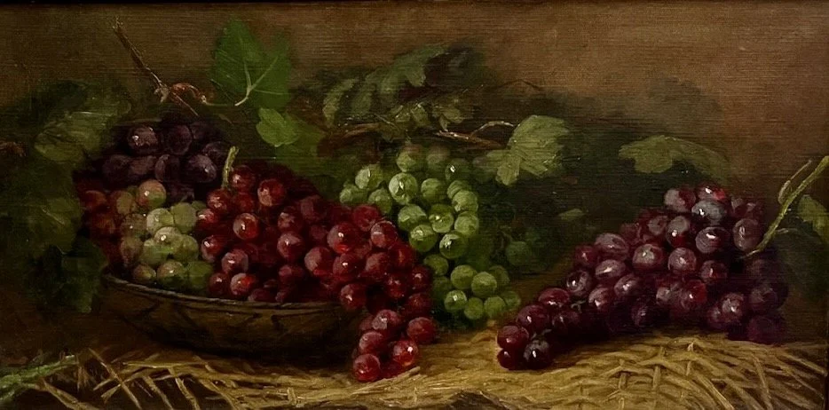 E.C. Leavitt (1842-1904)
STILL LIFE - GRAPES
Framed $700.