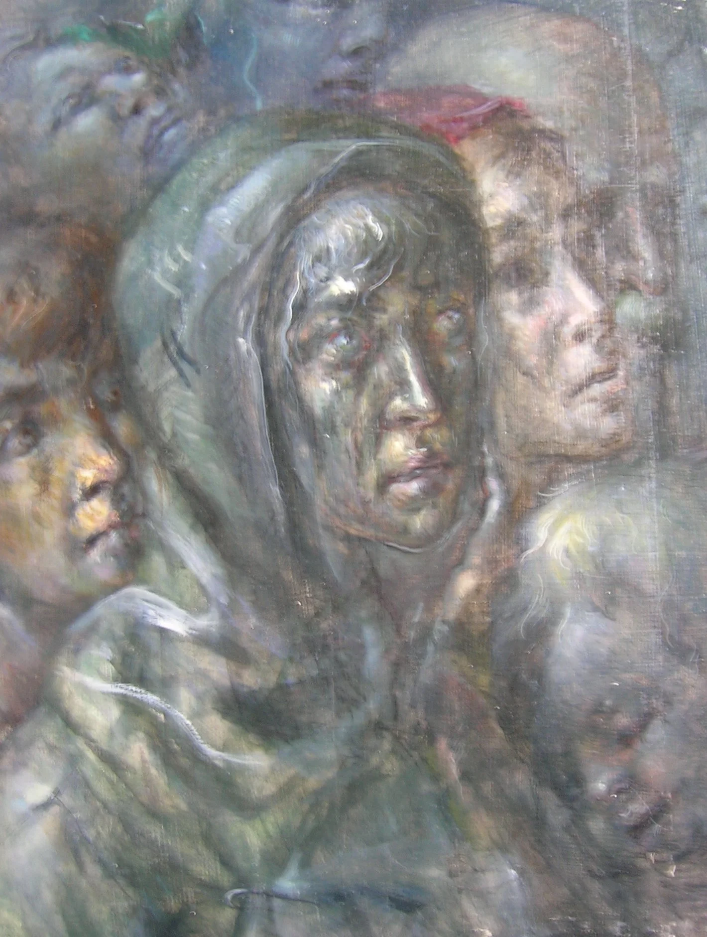 PAINTING: 1948, SURVIVORS
Unframed $400.