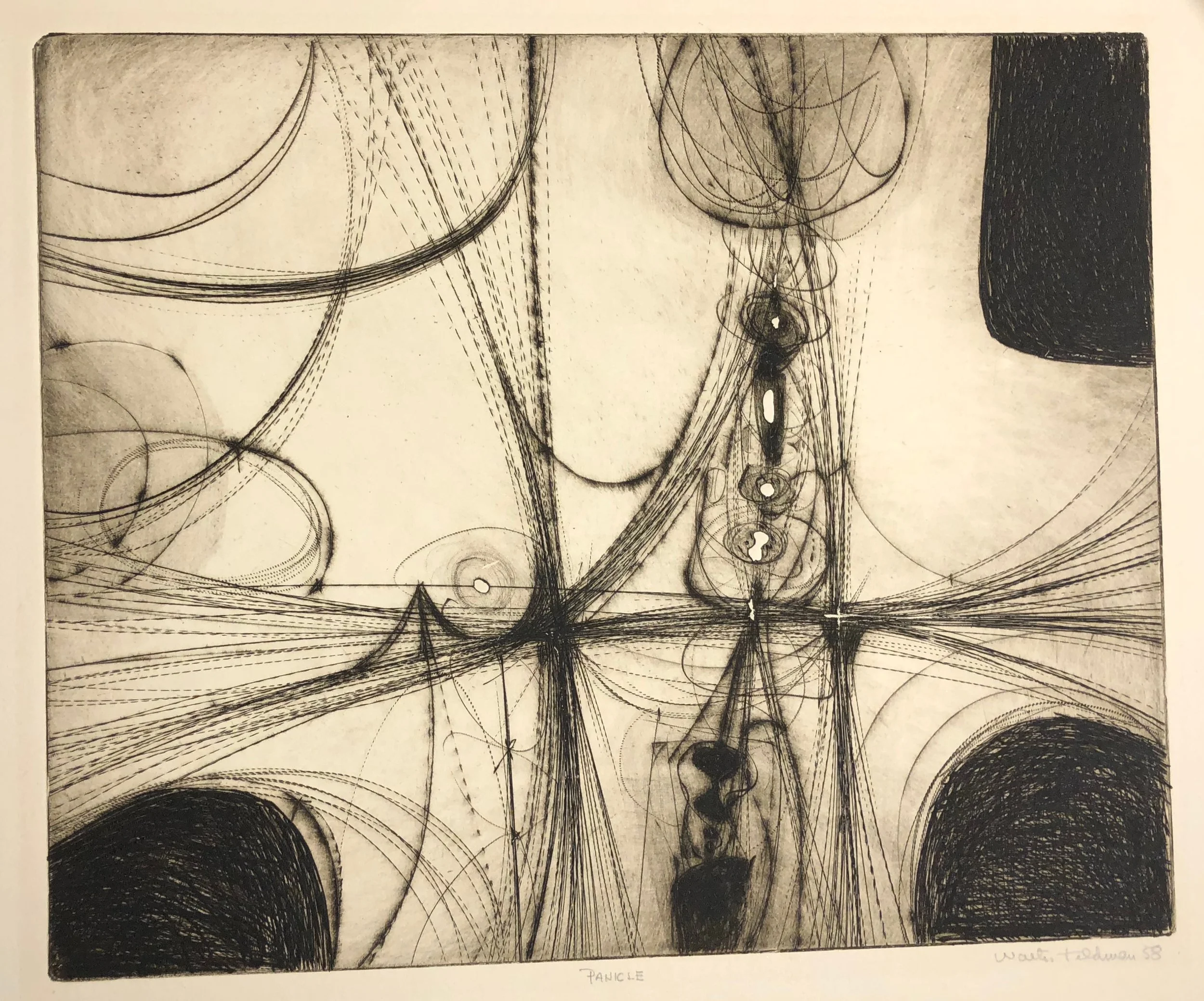1958, PANICLE
Unframed Etching $300.