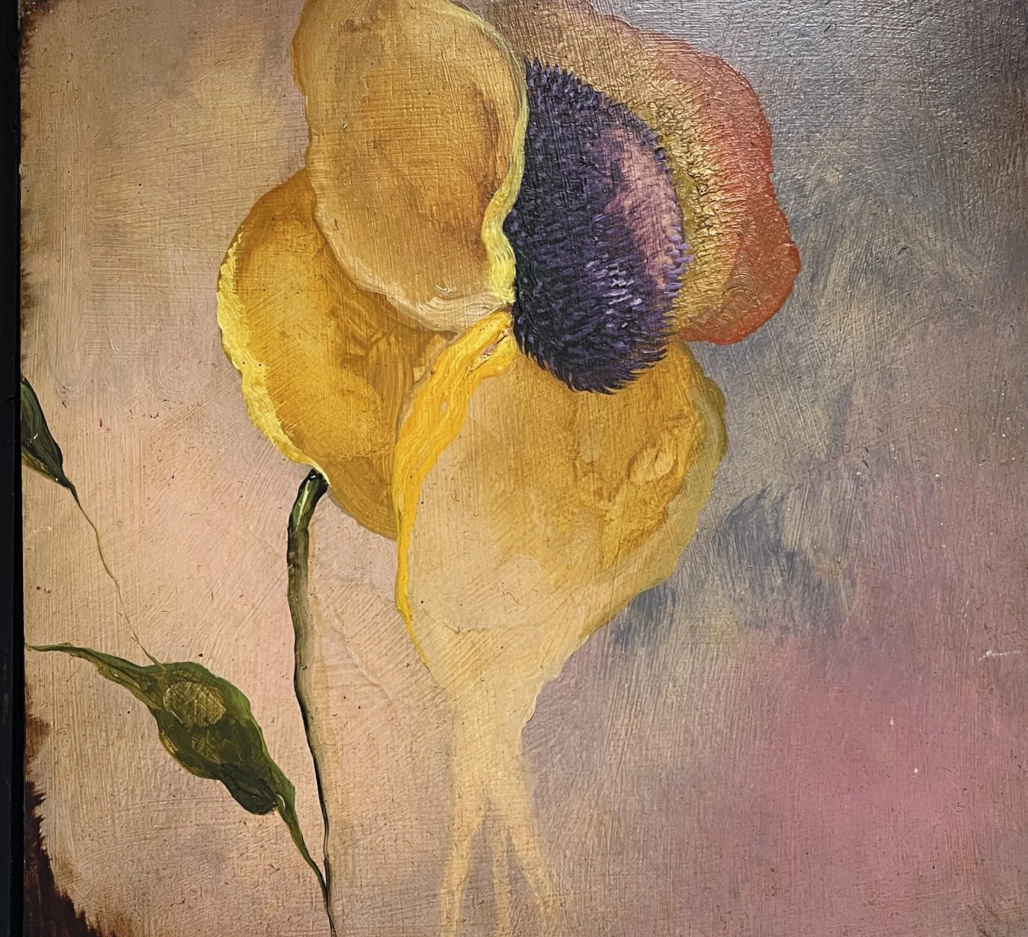 J. LARSON (B. 1955) 
2004, LE JARDIN RETROUVE XXI
Framed $400.