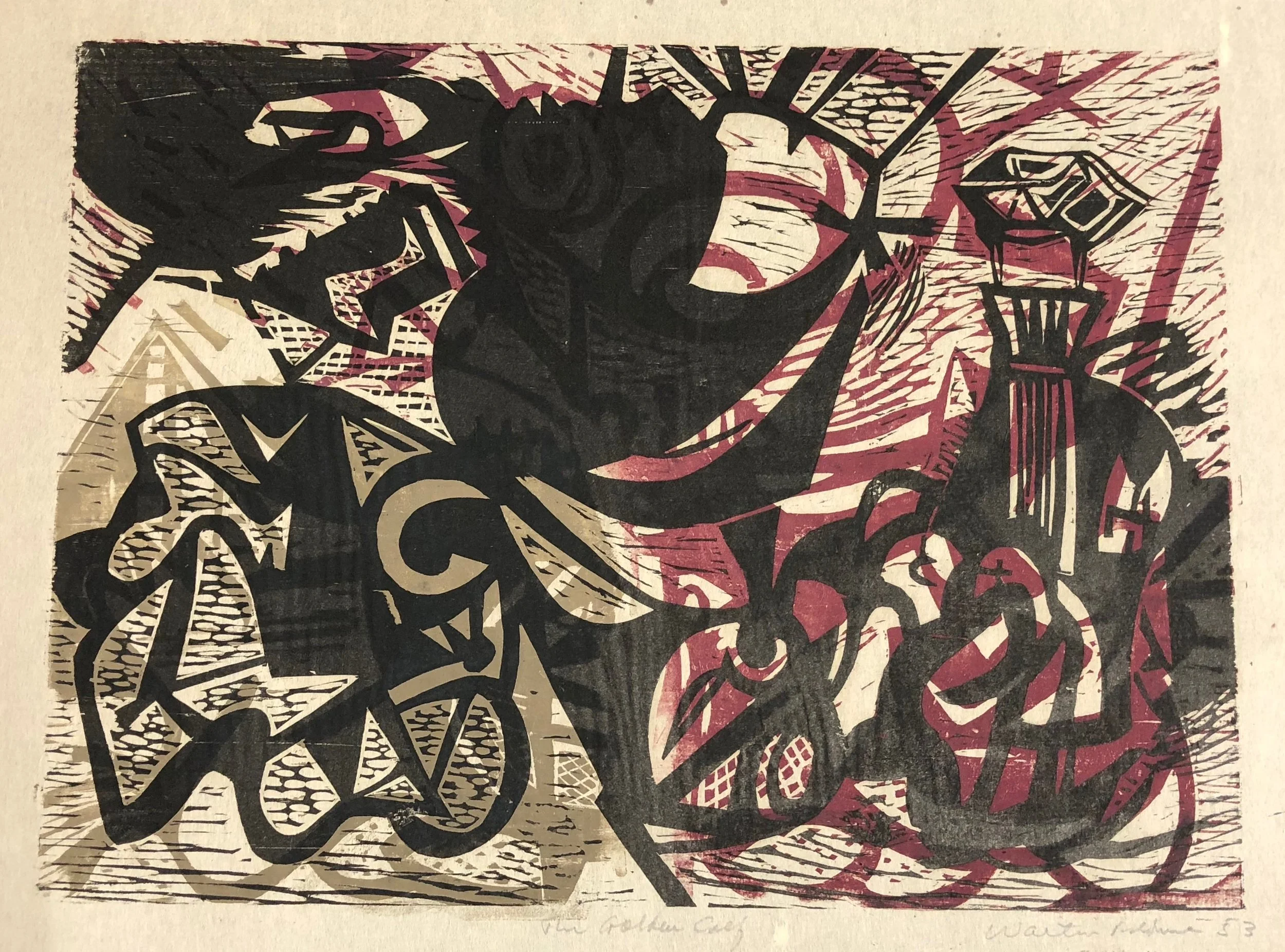 1956, THE GOLDEN CALF
Unframed $400.