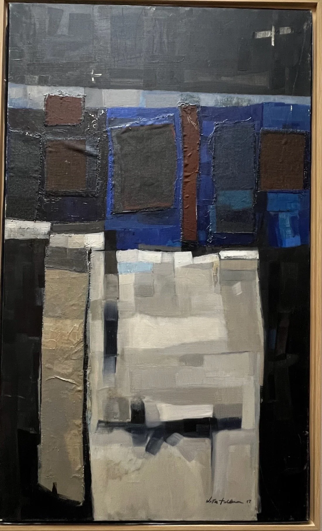 1957, WINTER NIGHT 				
Provenance: Kanegis Gallery, Boston, MA
Framed $850.
