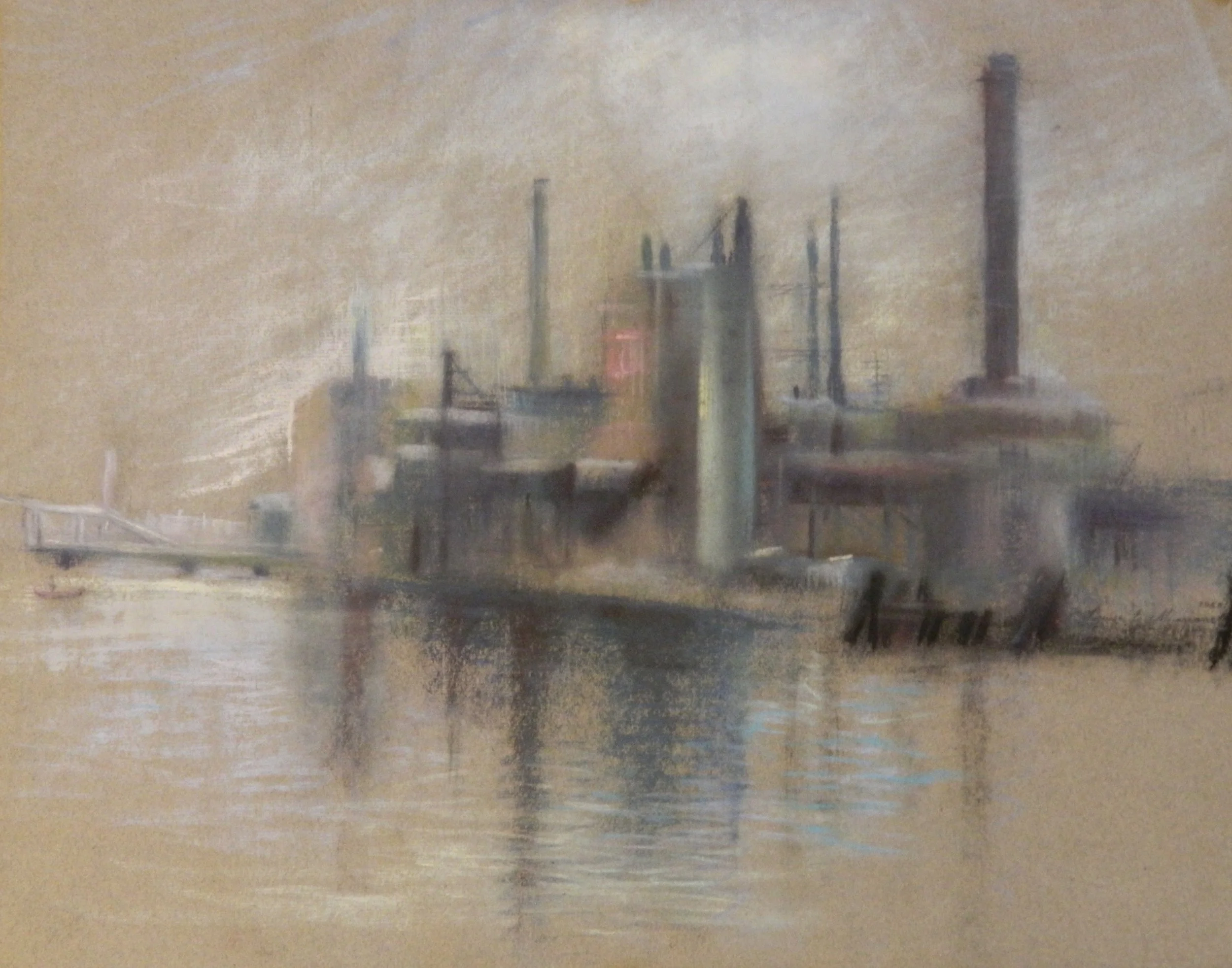 PASTEL: PROVIDENCE WATERFRONT
Unframed $450.