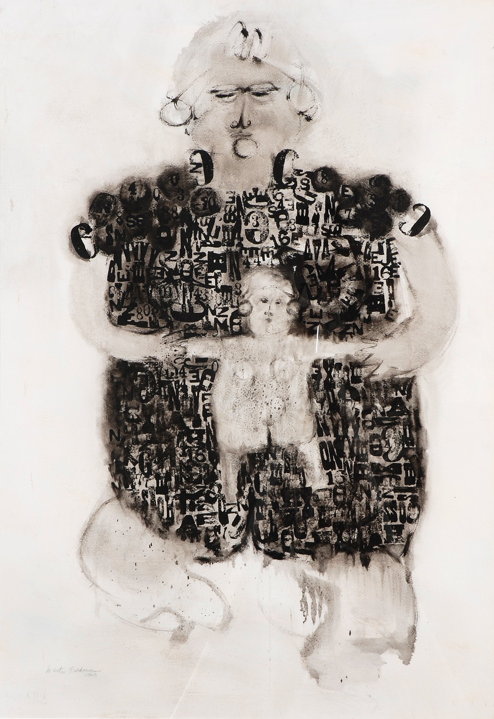 1963, MOTHER & CHILD
Framed $1,800.