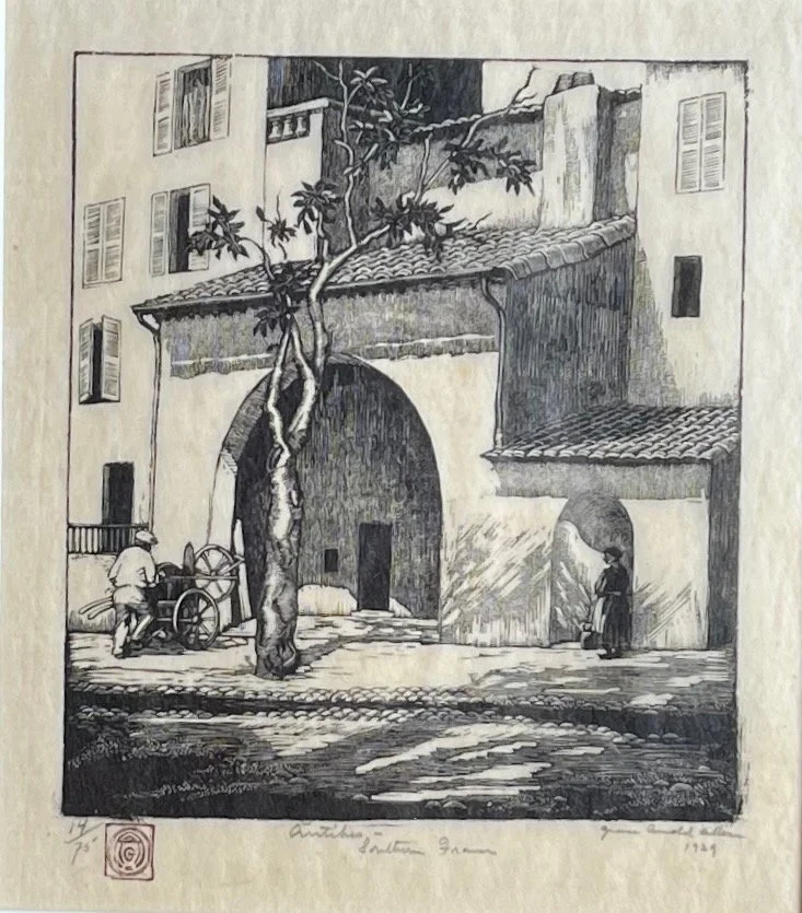 G. Albee (1890–1985)
1929 ANTIBES - FRANCE 14/75
Framed $650.
