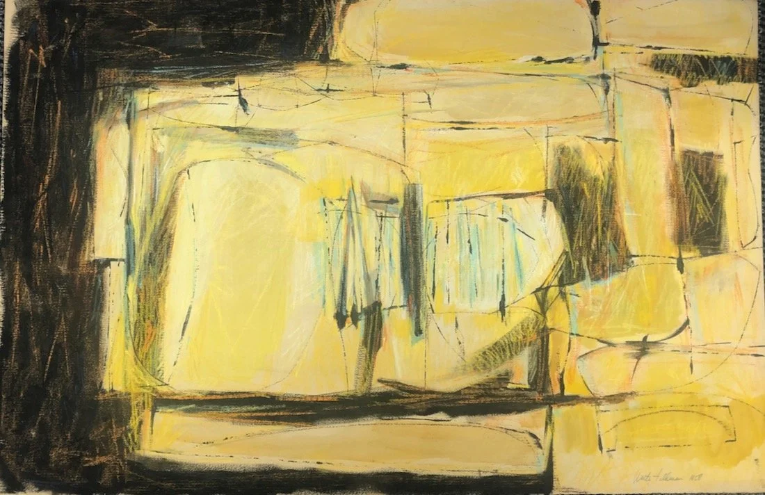 1958, YELLOW EXPRESSIONISM
Mixed Media
Unframed $700.