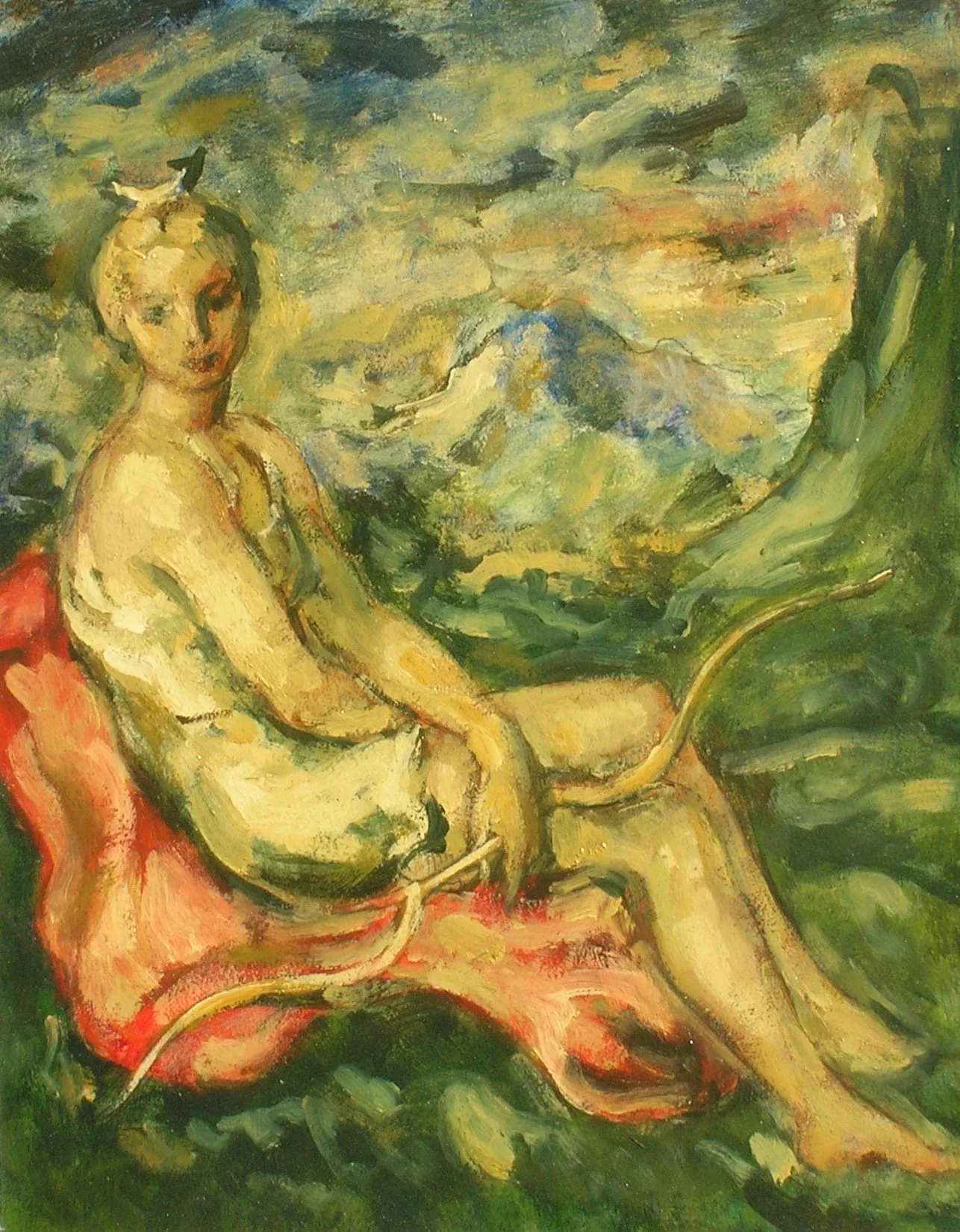 PAINTING: YOUNG DIANA
Framed $400.