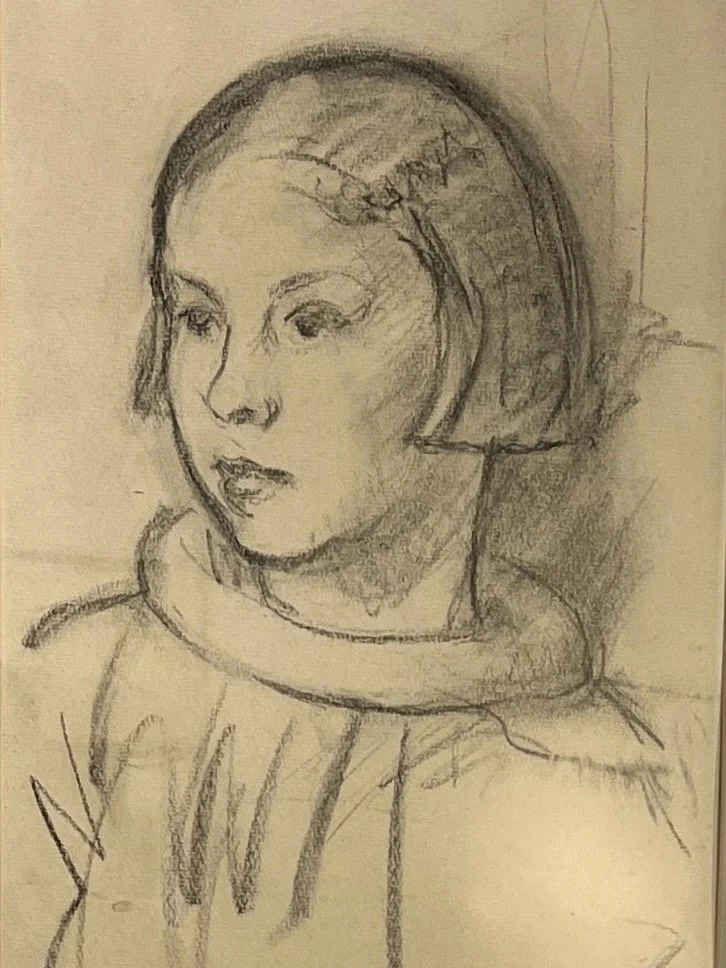 DRAWING: 1930'S YOUNG GIRL
Unframed $100.

