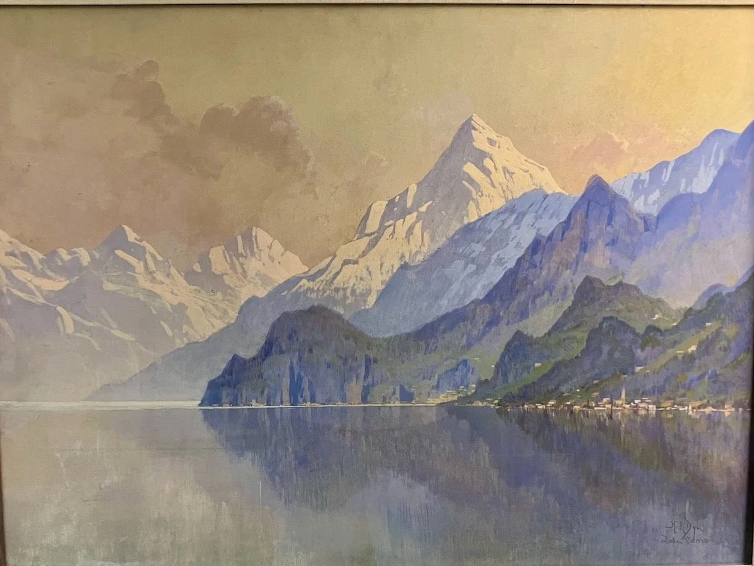 H.A. Dyer (1872-1943)
VIEW OF LAKE COMO
Framed $1,800.