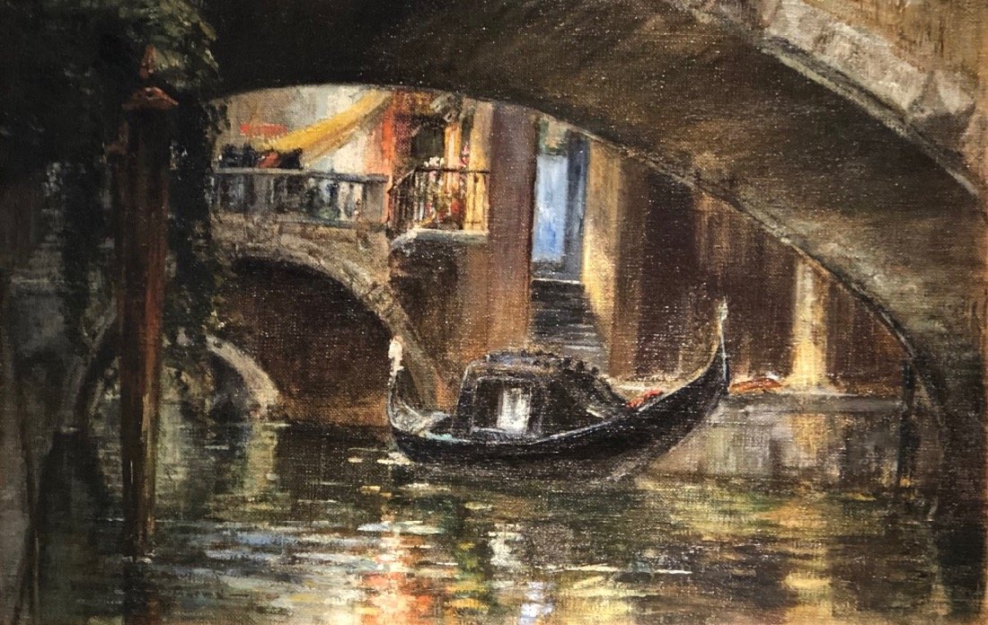 W.F. Brown (1853-1929)

VENICE CANAL  	
	
 Framed $2,000.
