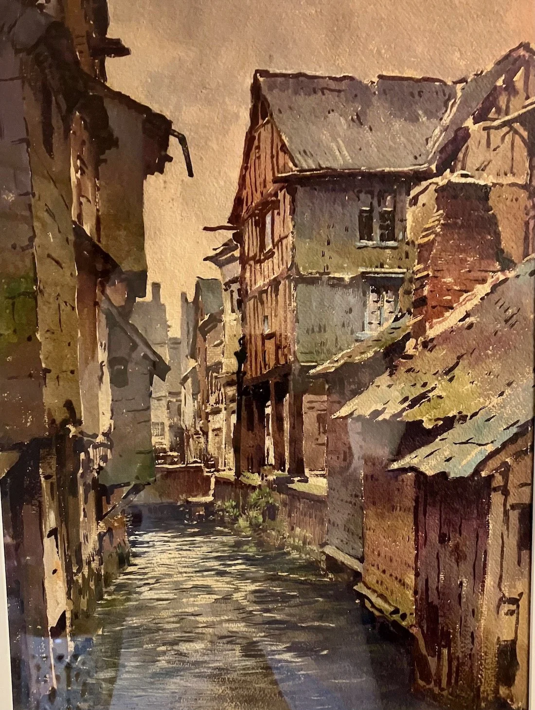 H.A. Dyer (1872-1943)
CAUDEBEC -EN CAUX
Framed $500.

