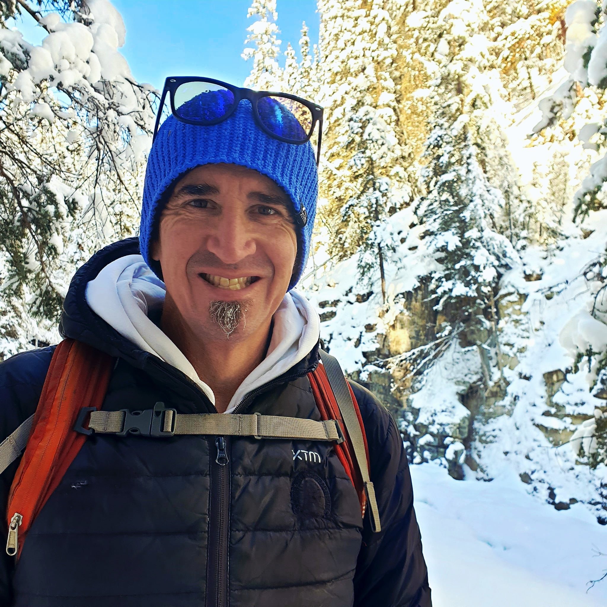 Jeff Rieniets in one of KIN's nature-based emotional wellness programs.