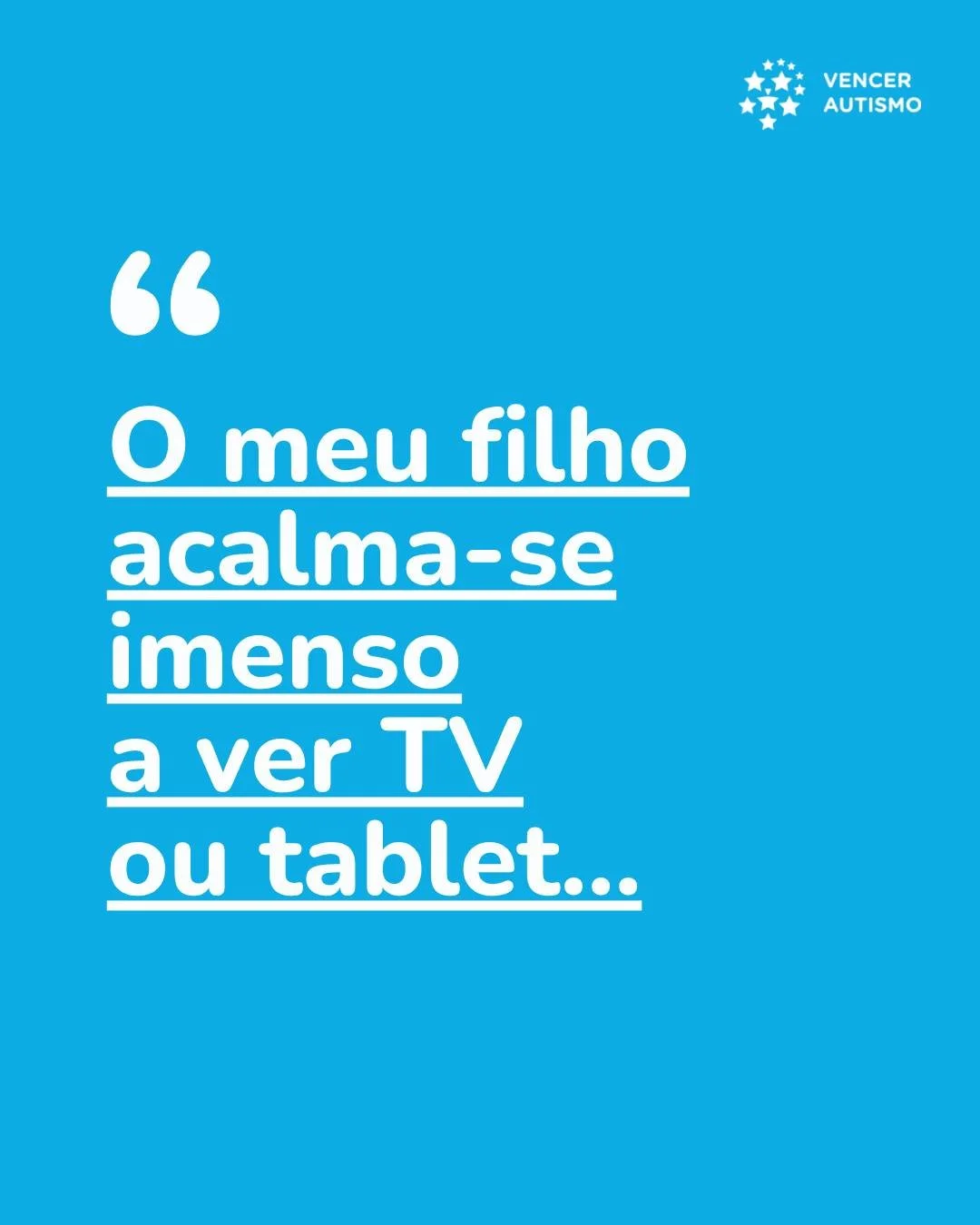 O ecr&atilde; acalma porque d&aacute; est&iacute;mulo r&aacute;pido, previs&iacute;vel e sem exig&ecirc;ncia social.
Mas n&atilde;o desenvolve compet&ecirc;ncias.

Quanto mais tempo no ecr&atilde;, menos tempo a praticar comunica&ccedil;&atilde;o, in
