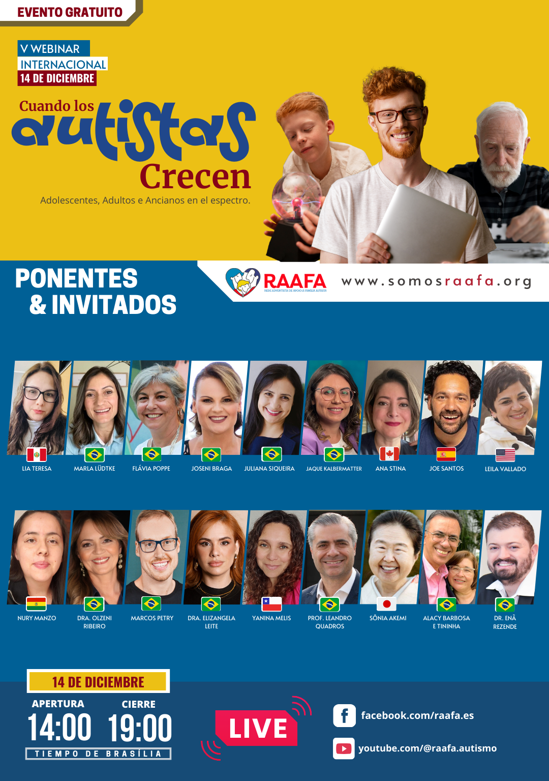 V Webinar Internacional da RAAFA