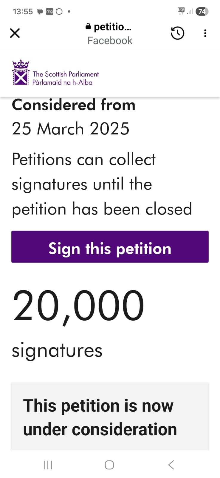 20,000 Voices Call for Change in Scottish Wildlife Laws