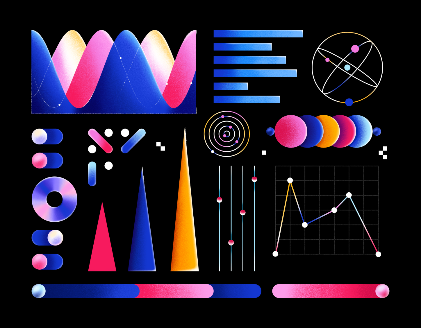 Infographics illustration pack