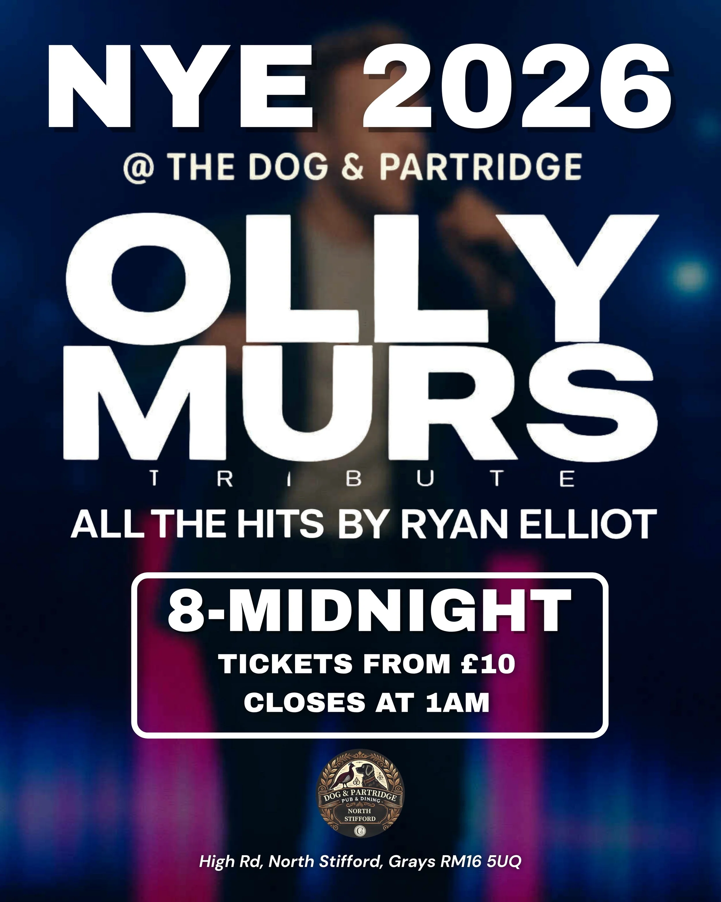Get ready to celebrate New Year’s Eve in style with an electrifying Olly Murs tribute performance. Experience the charm, energy, and smash-hit sound that made Olly a household name. From upbeat pop anthems to feel-good sing-along favourites, this liv