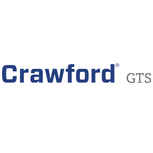 Crawford Chair logo with stylized blue text on a dark background.