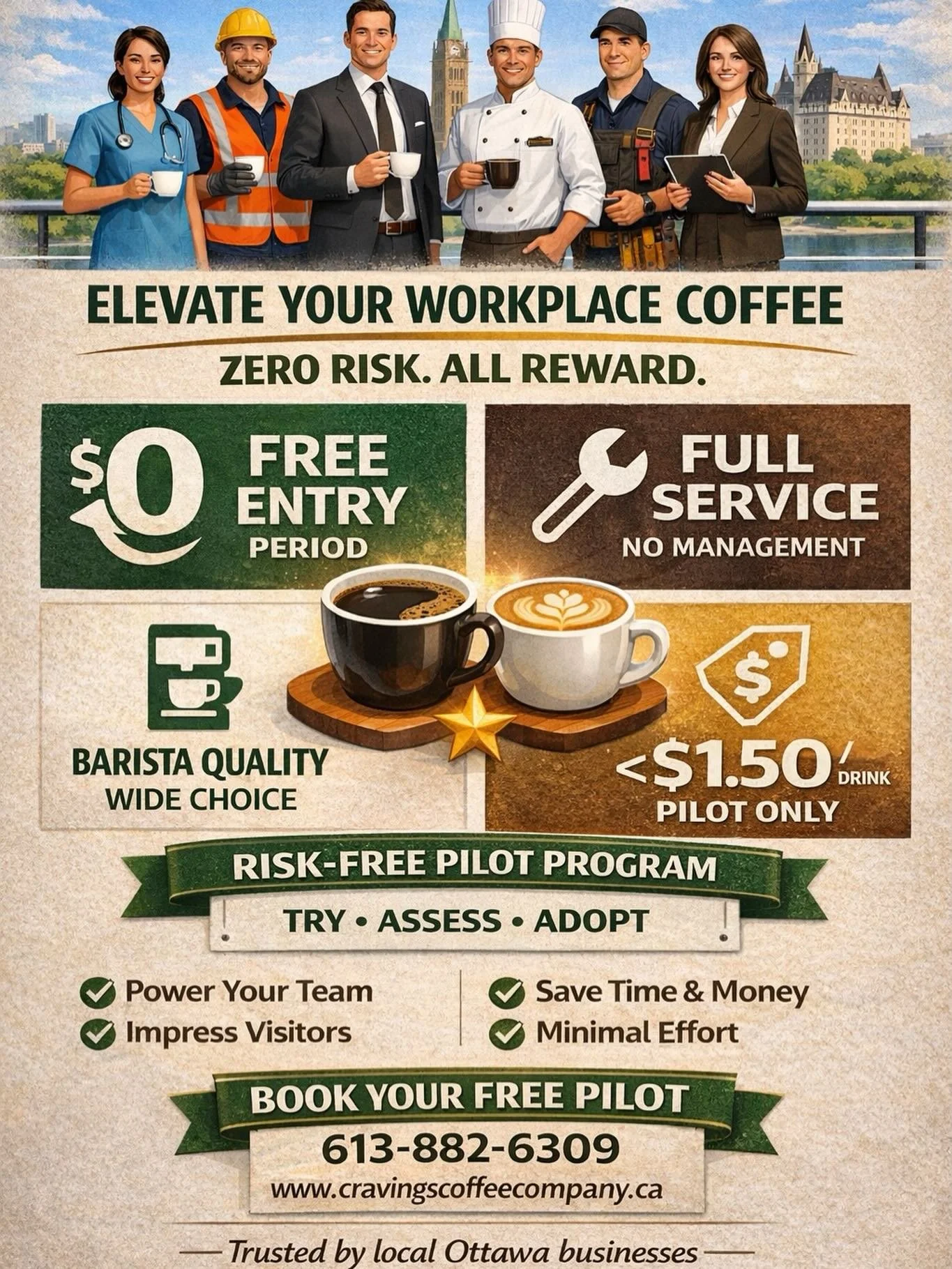 The best business decisions&mdash;much like a perfect espresso shot&mdash;rely on the right variables. ☕✨
Before you commit to a full-scale coffee switchover, why not &ldquo;cup&rdquo; the experience first? #We believe you shouldn&rsquo;t have to set