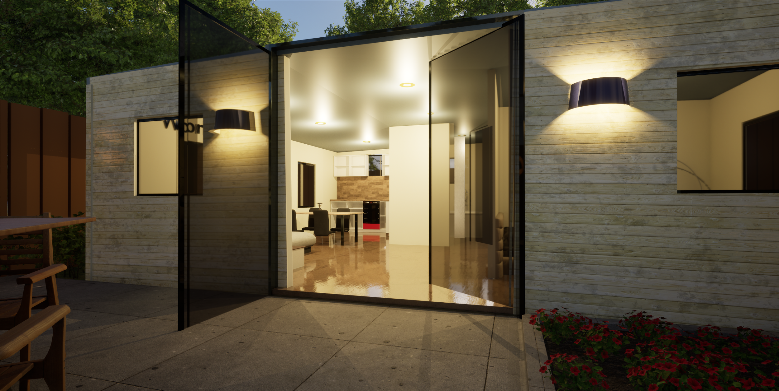 An image of the Glass Room.