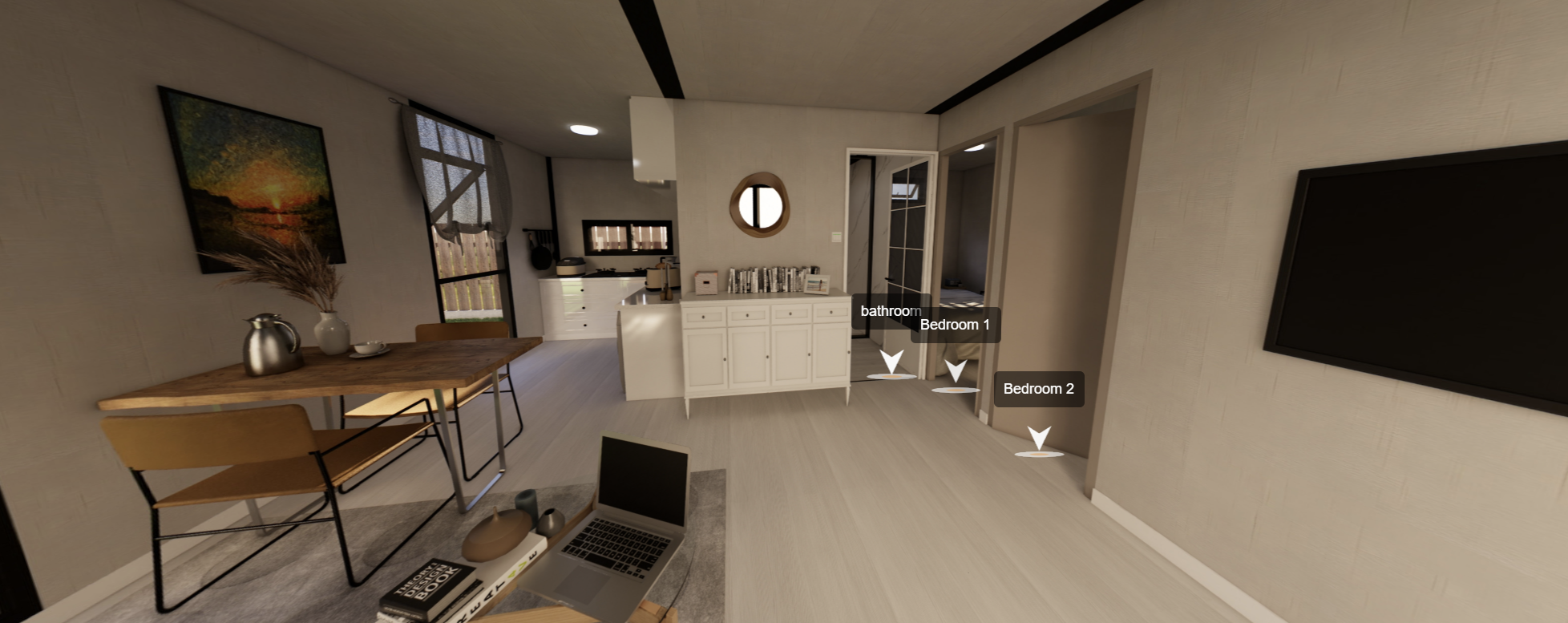 44 Square Meters Glass Room (With 2 / 3 Bedroom and Kitchen and Bathroom)