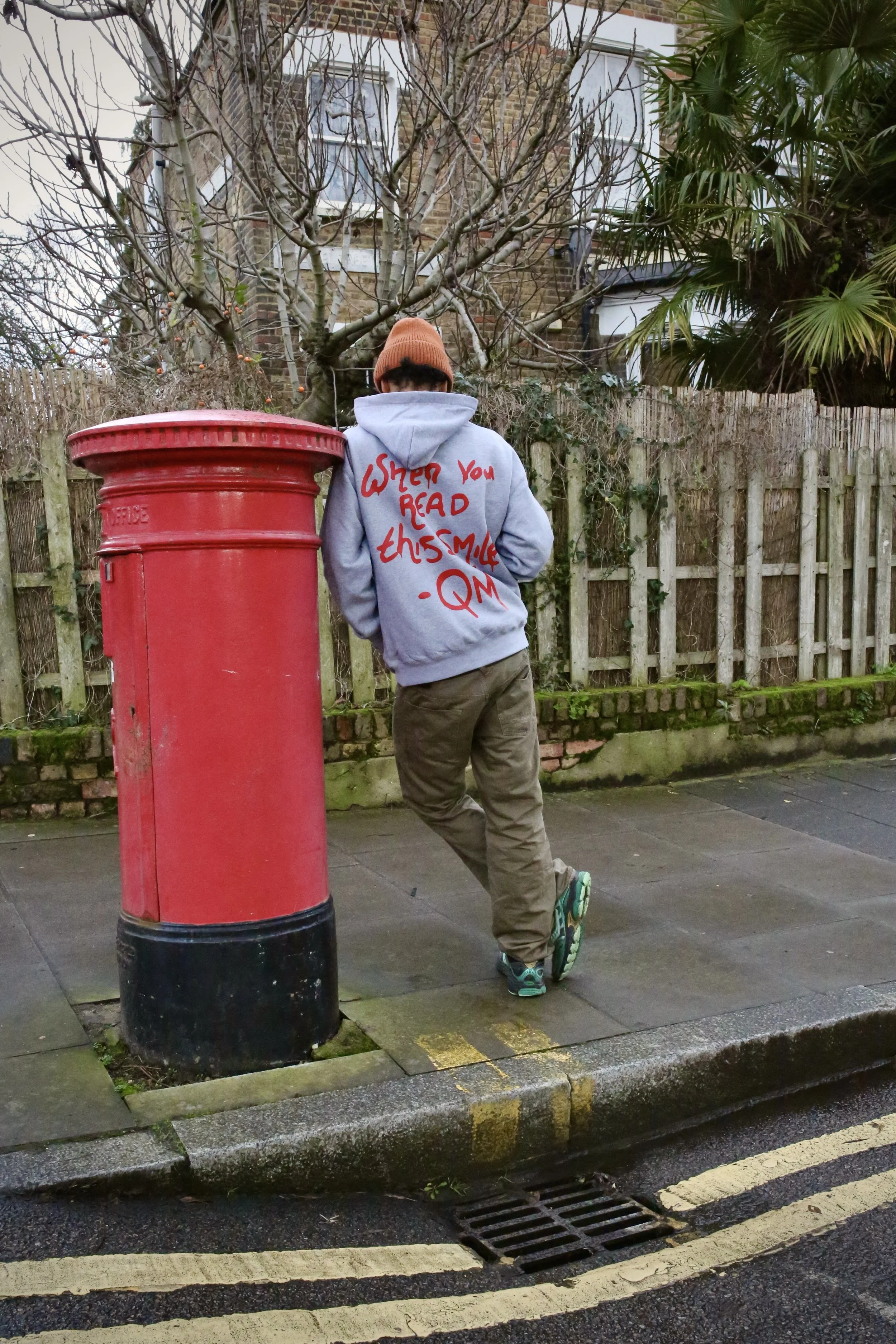Famous Red & Grey Hoodie