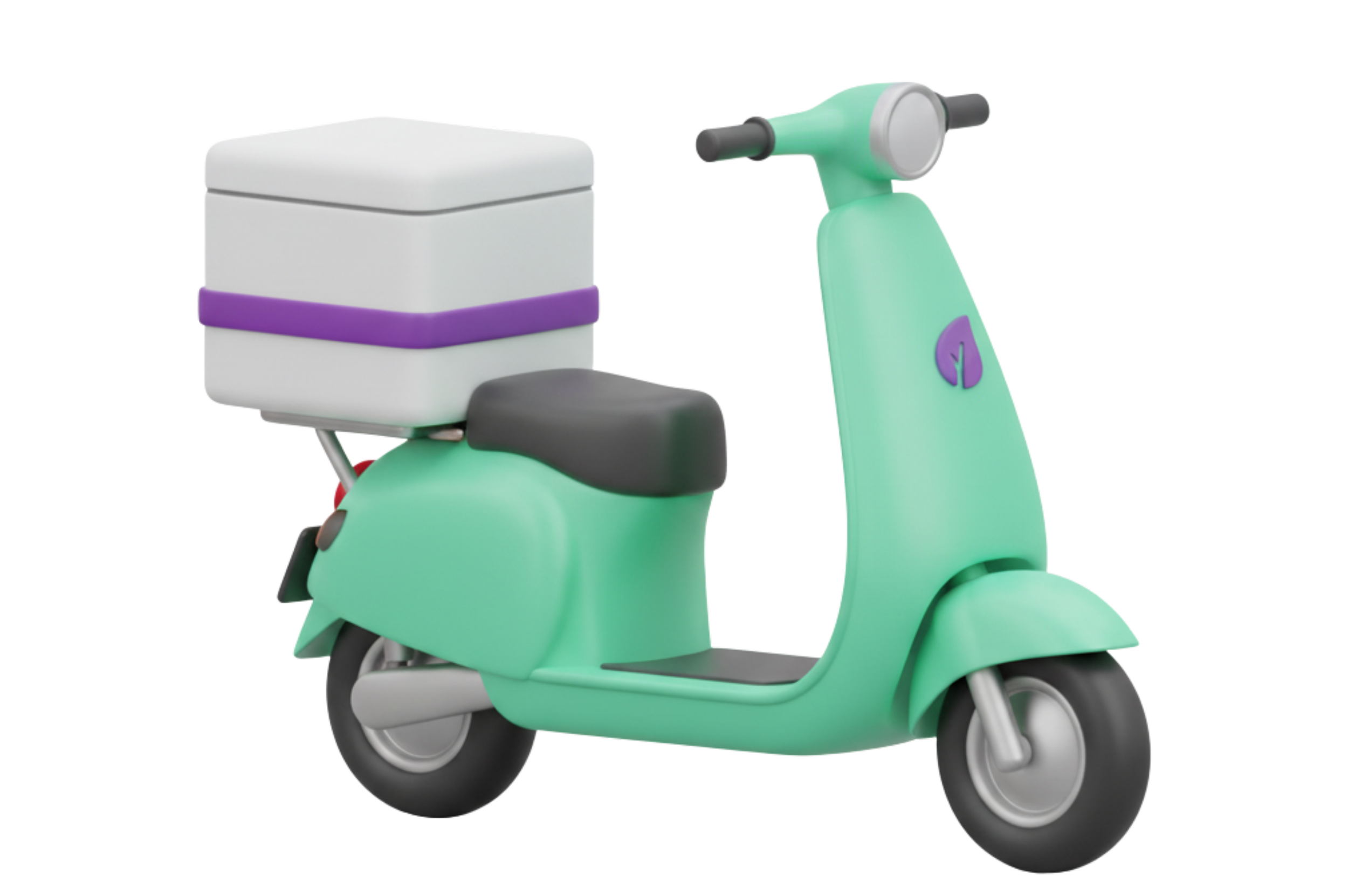 Grocery delivery E scooter