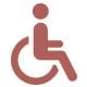 Icon of a person in a wheelchair