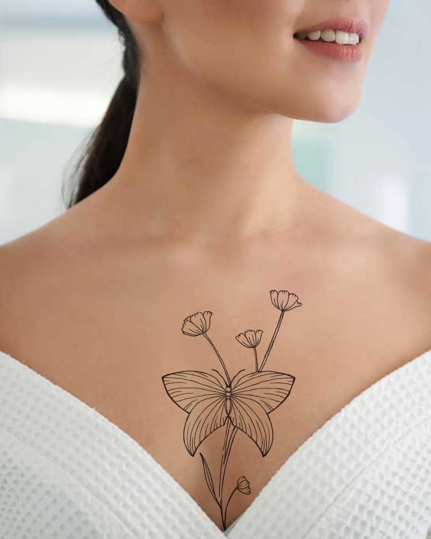 Get inspired with this unique chest tattoo idea in my typical illustrative fineline style 🌸
*
*
*
#butterflyfinelinetattoo #chestfinelinetatoo #finelinetattooli&egrave;ge #finelinetattoobruxelles #finelinetattoohannut