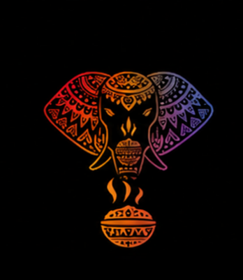 Sambhara Indian takeaway elephant logo