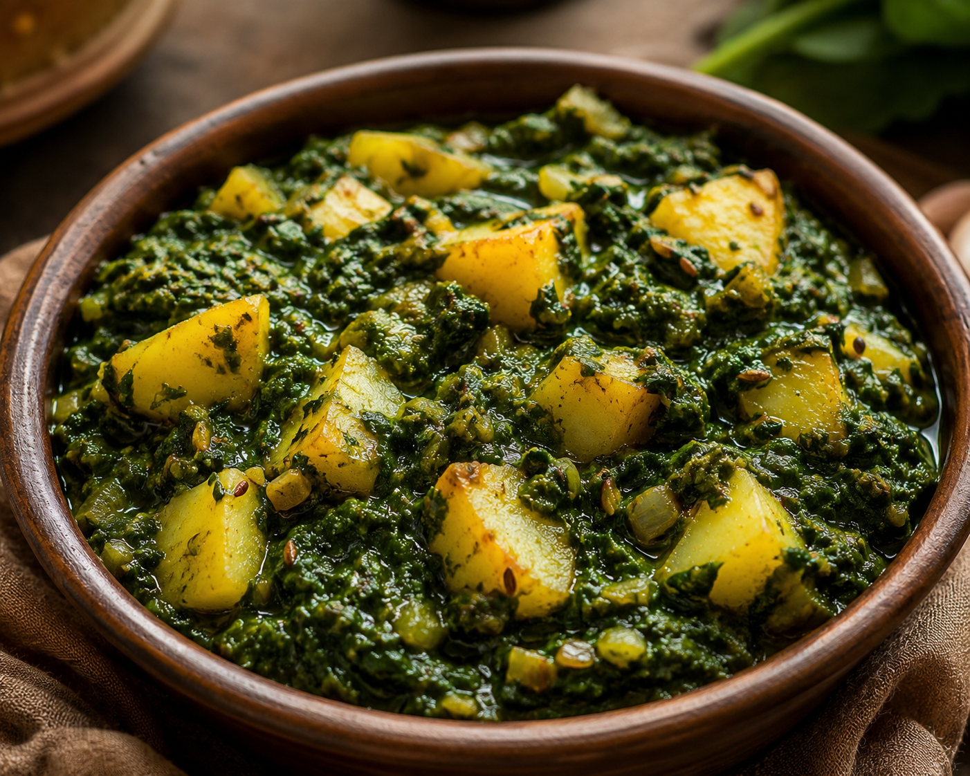 Saag Aloo